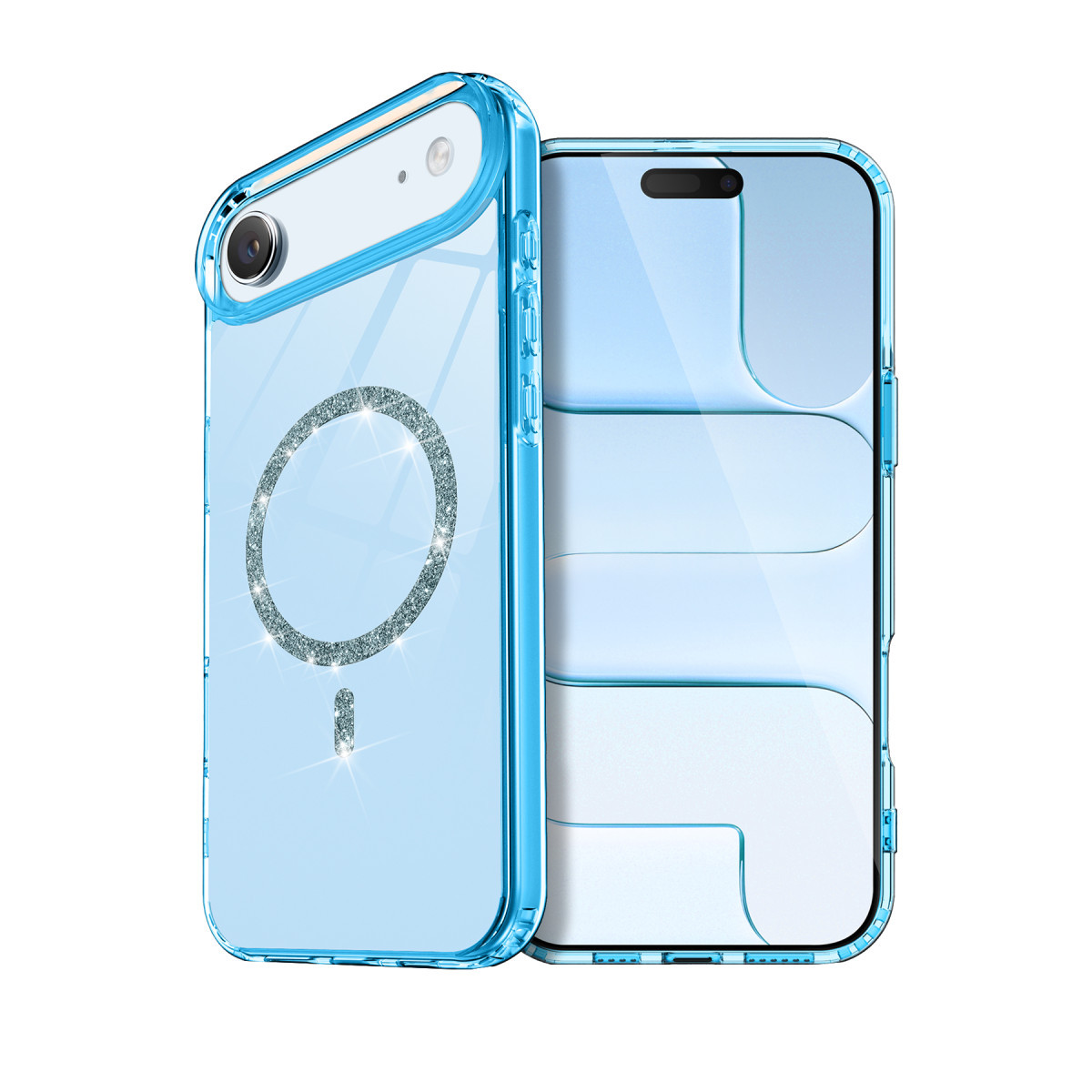Newface Apple iPhone 17 Air Live Diamond Magsafe Kapak - Mavi — görsel 11