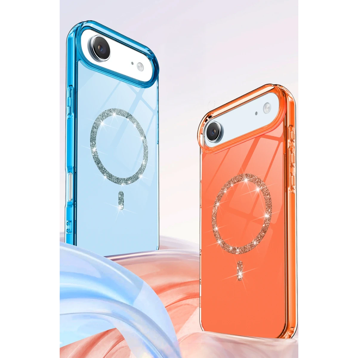 Newface Apple iPhone 17 Air Live Diamond Magsafe Kapak - Mavi — görsel 10