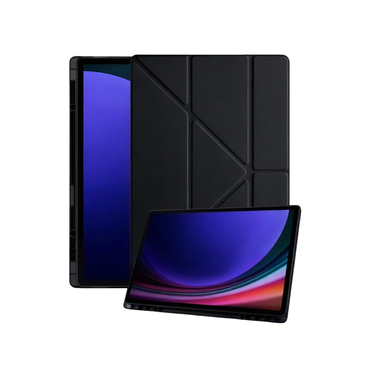 Newface Samsung Galaxy X930 Tab S11 Ultra 14.6 Kalemlikli Mars Tablet Kılıfı - Siyah