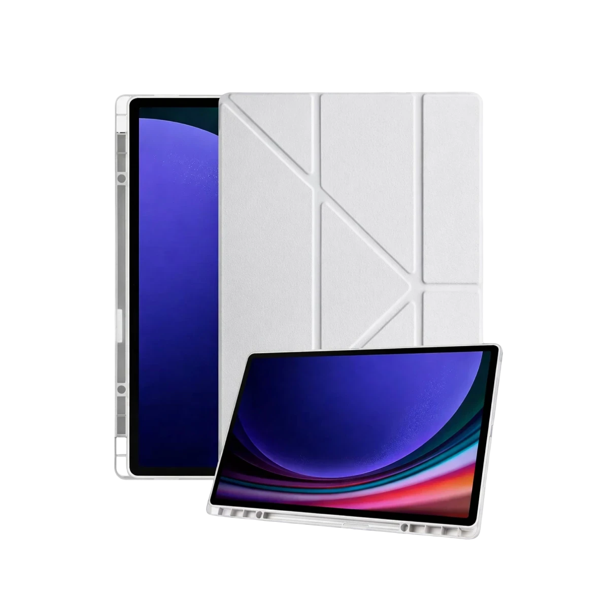 Newface Samsung Galaxy X930 Tab S11 Ultra 14.6 Kalemlikli Mars Tablet Kılıfı - Gri — görsel 3