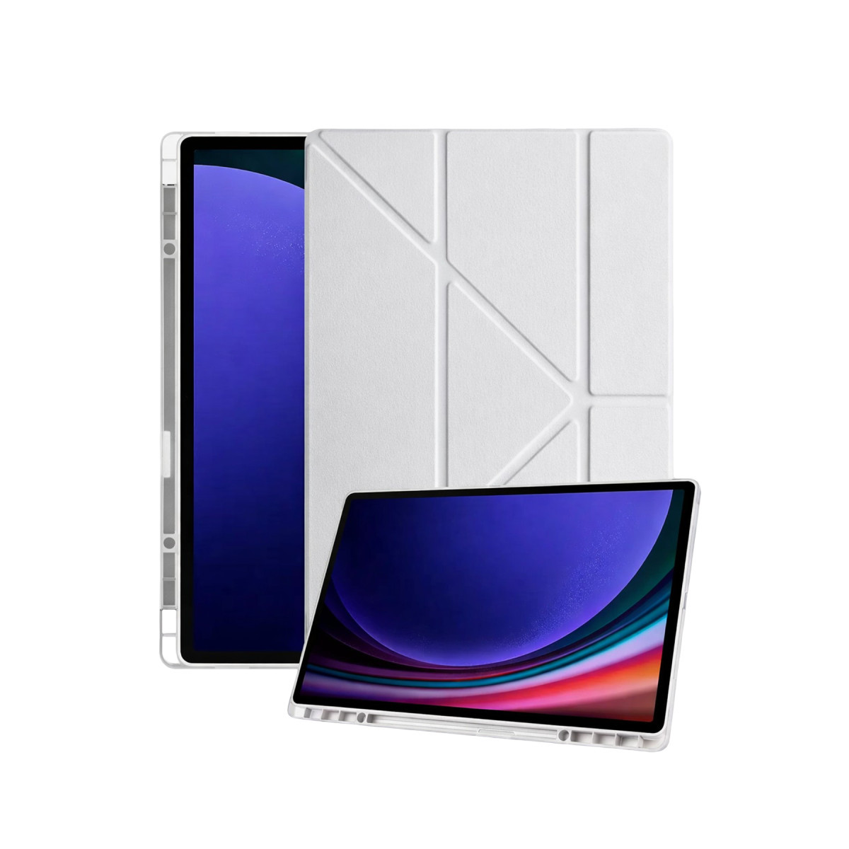 Newface Samsung Galaxy X930 Tab S11 Ultra 14.6 Kalemlikli Mars Tablet Kılıfı - Gri — görsel 5