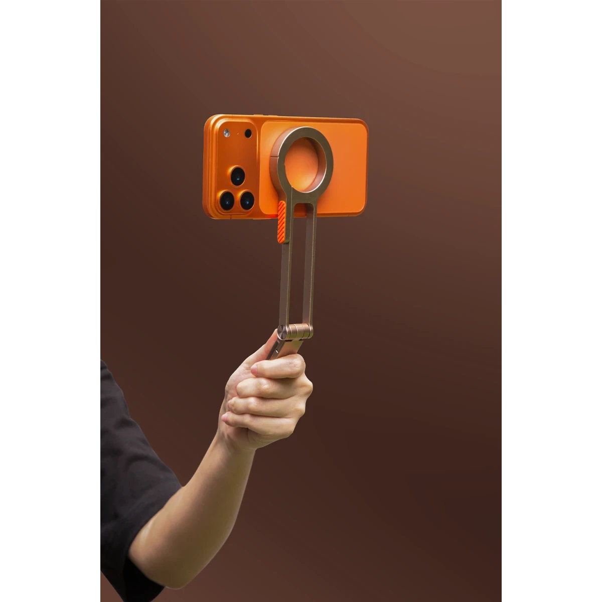Uniq Arcus Magsafe Destekli Selfie Tripod Stand - Siyah