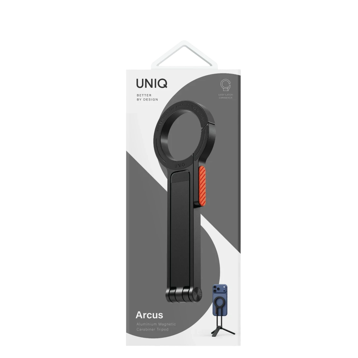 Uniq Arcus Magsafe Destekli Selfie Tripod Stand  - Gümüş
