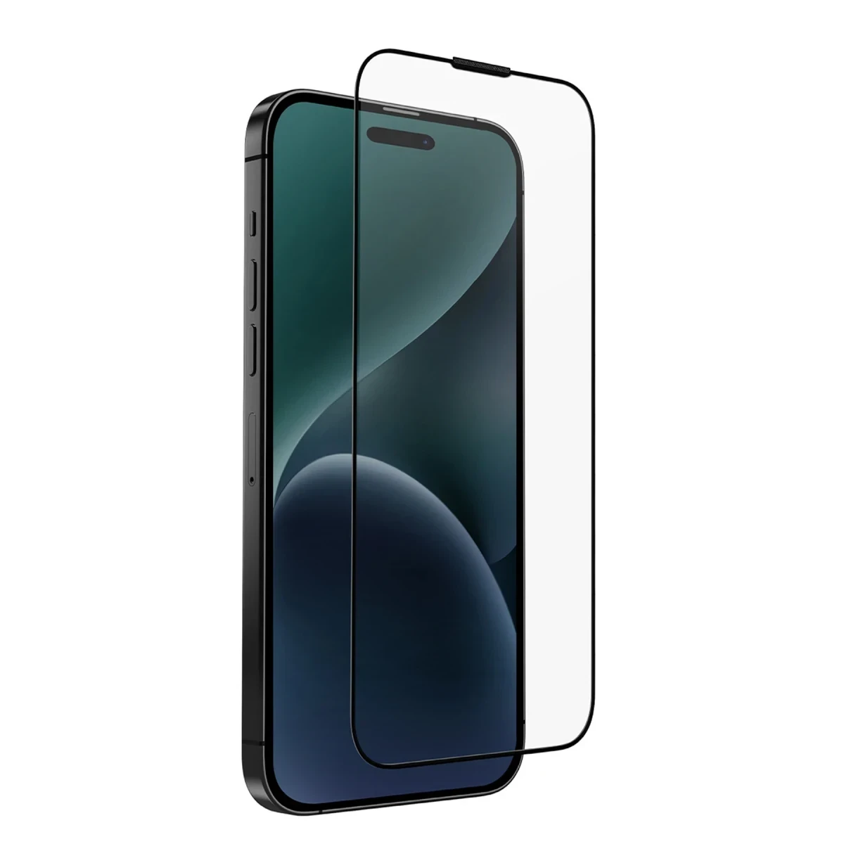 Uniq Apple iPhone 15 Plus Optix Anti Reflective Cam Ekran Koruyucu - Siyah
