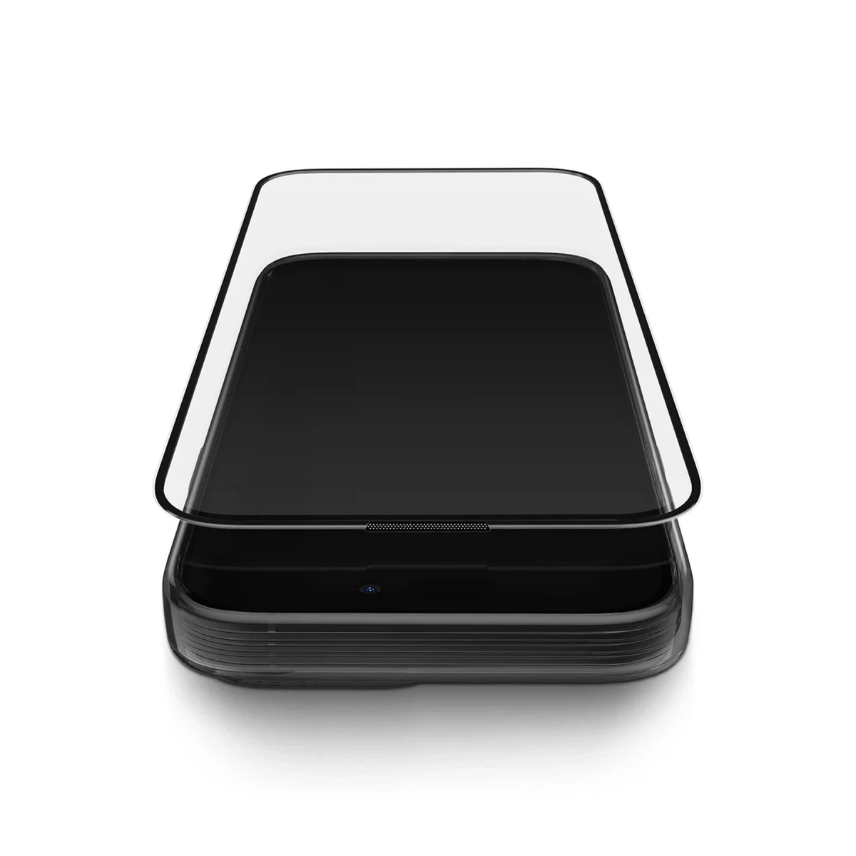 Uniq Apple iPhone 15 Plus Optix Anti Reflective Cam Ekran Koruyucu - Siyah