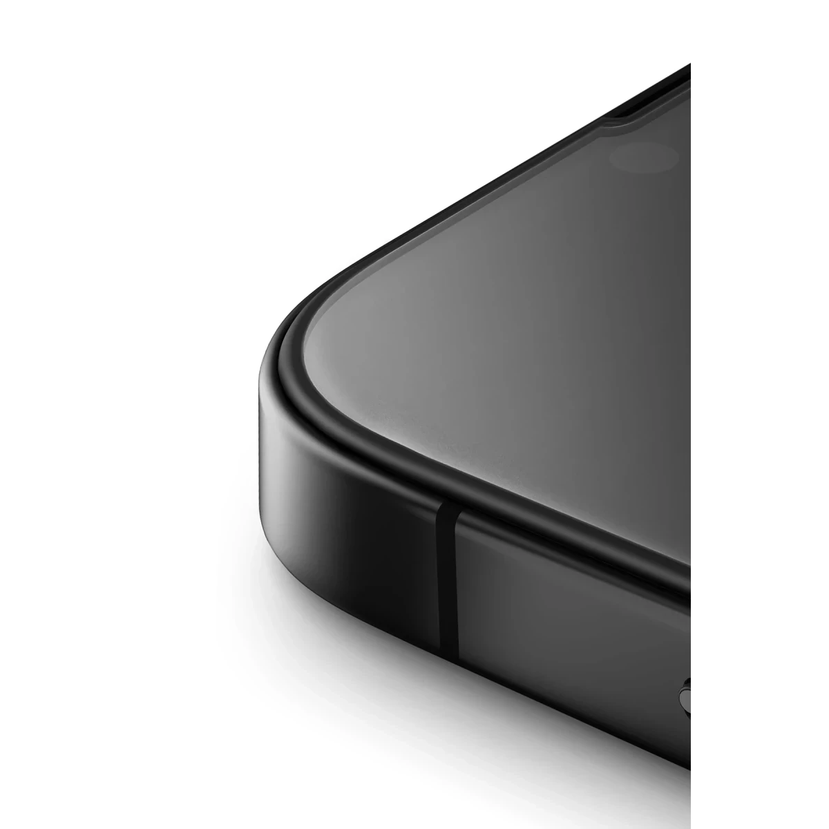 Uniq Apple iPhone 15 Plus Optix Mat Ekran Koruyucu - Siyah