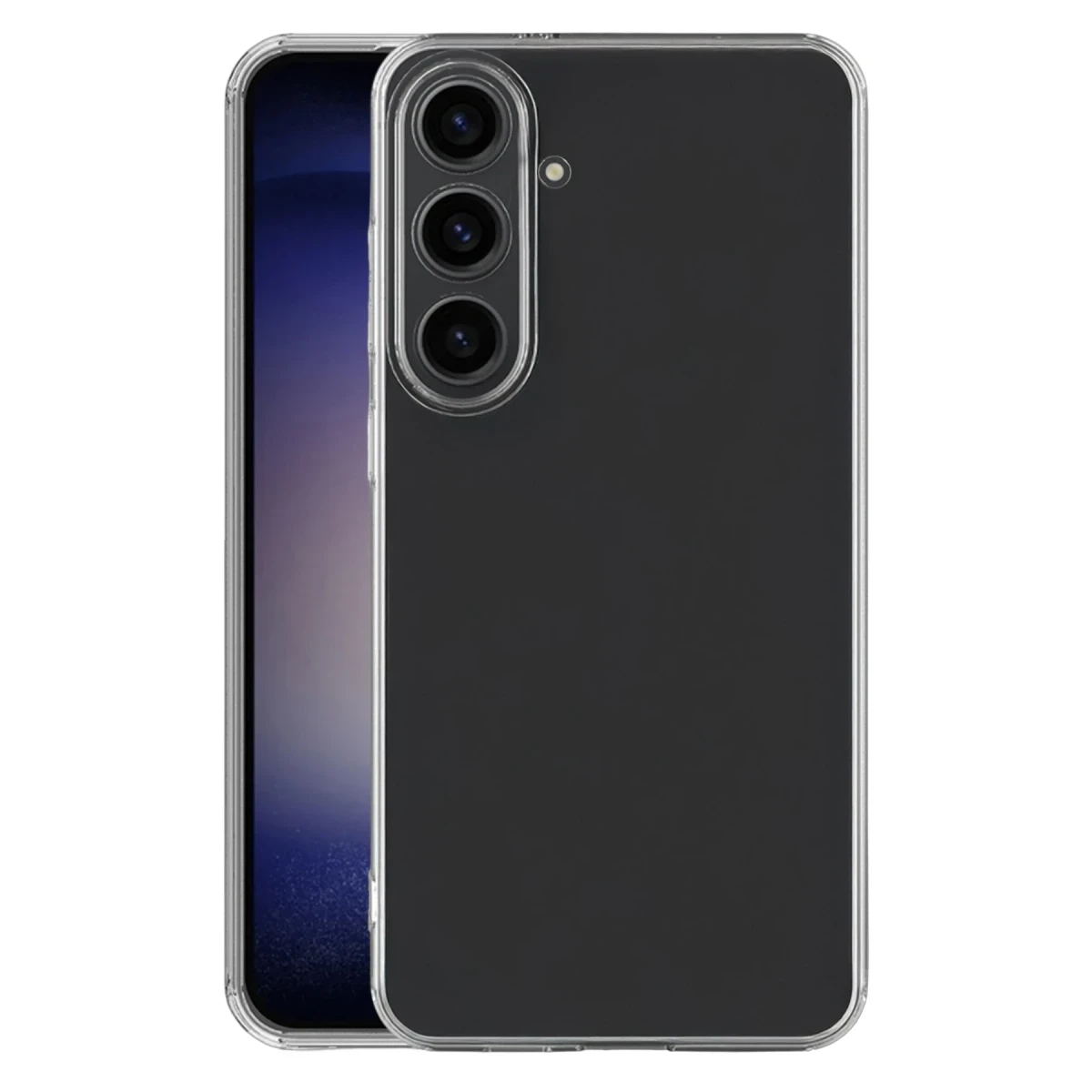 Newface Samsung Galaxy S25 Kılıf Lüx Şeffaf Silikon — görsel 3