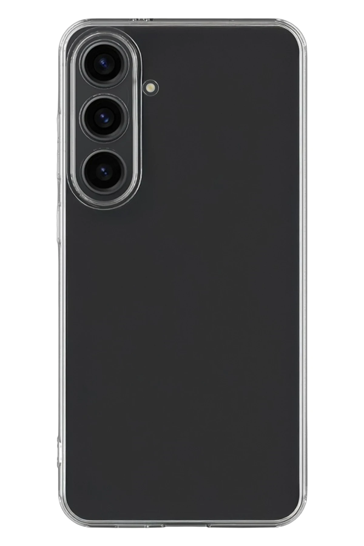 Newface Samsung Galaxy S25 Kılıf Lüx Şeffaf Silikon