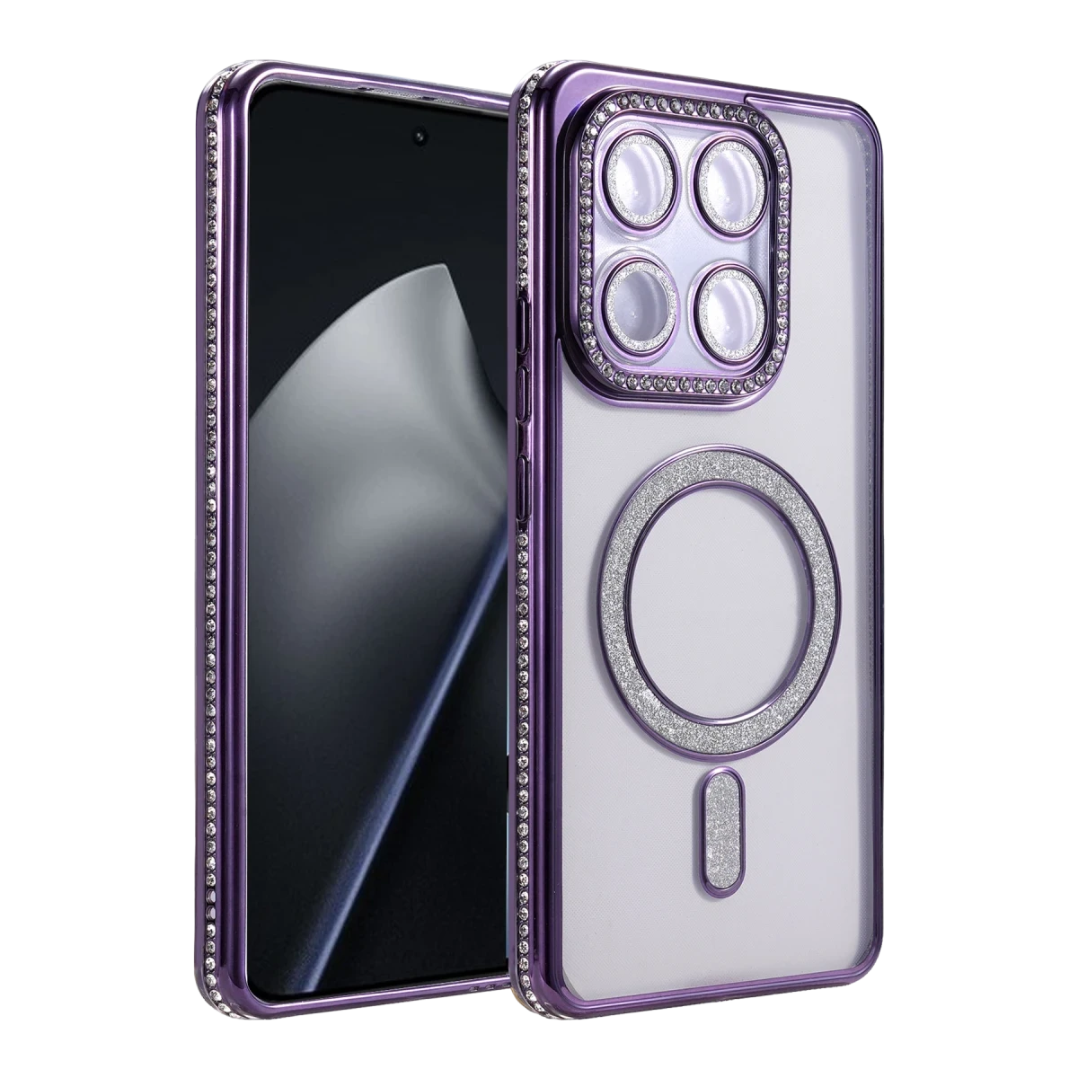 Newface Xiaomi Mi 15T Pro Joke Simli Magneticsafe Kılıf - Derin Mor — görsel 4