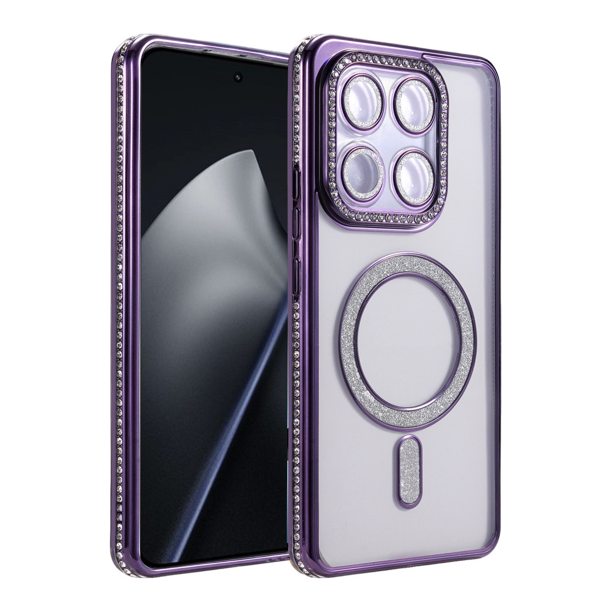 Newface Xiaomi Mi 15T Pro Joke Simli Magneticsafe Kılıf - Derin Mor — görsel 7