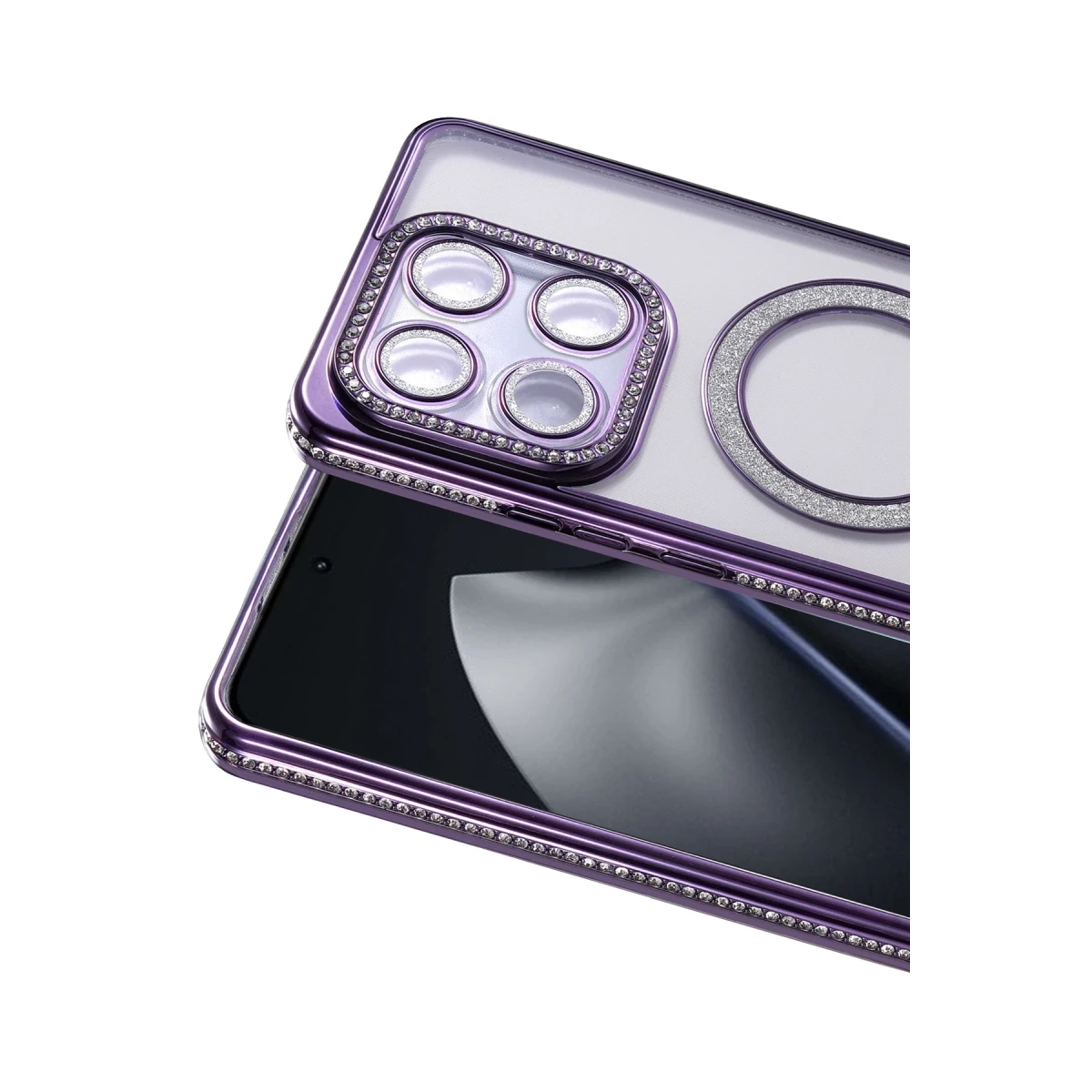 Newface Xiaomi Mi 15T Pro Joke Simli Magneticsafe Kılıf - Derin Mor — görsel 5