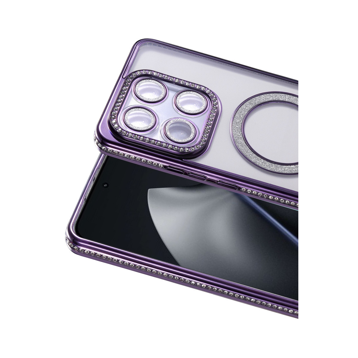 Newface Xiaomi Mi 15T Pro Joke Simli Magneticsafe Kılıf - Derin Mor — görsel 8