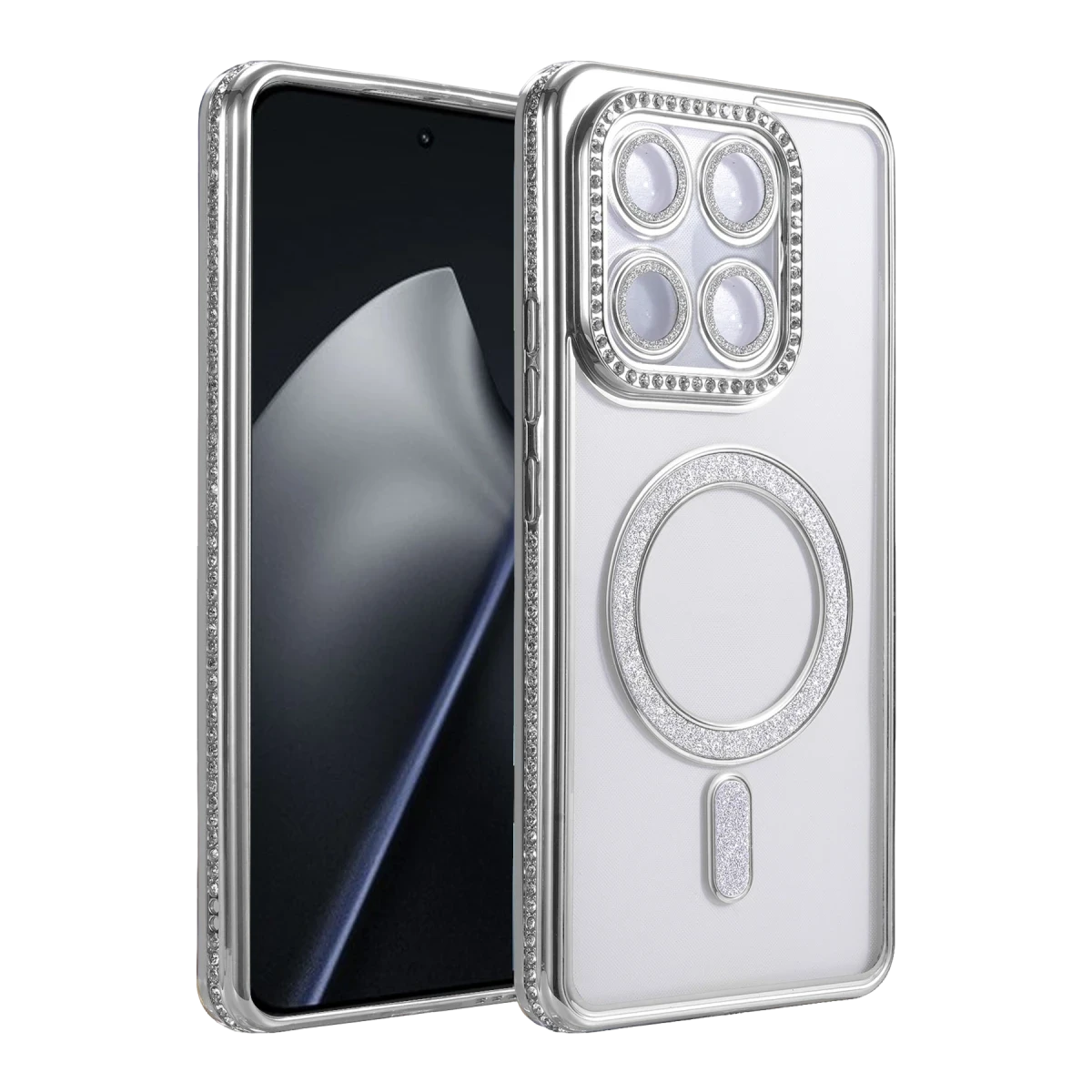 Newface Xiaomi Mi 15T Pro Joke Simli Magneticsafe Kılıf - Gümüş