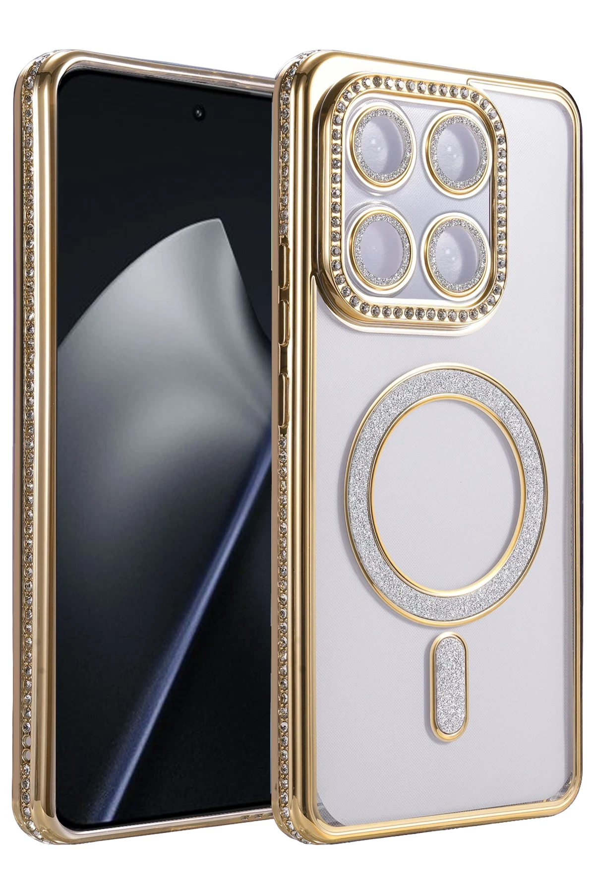 Joko Xiaomi Mi 15T Pro Joke Simli Magneticsafe Kılıf - Gold