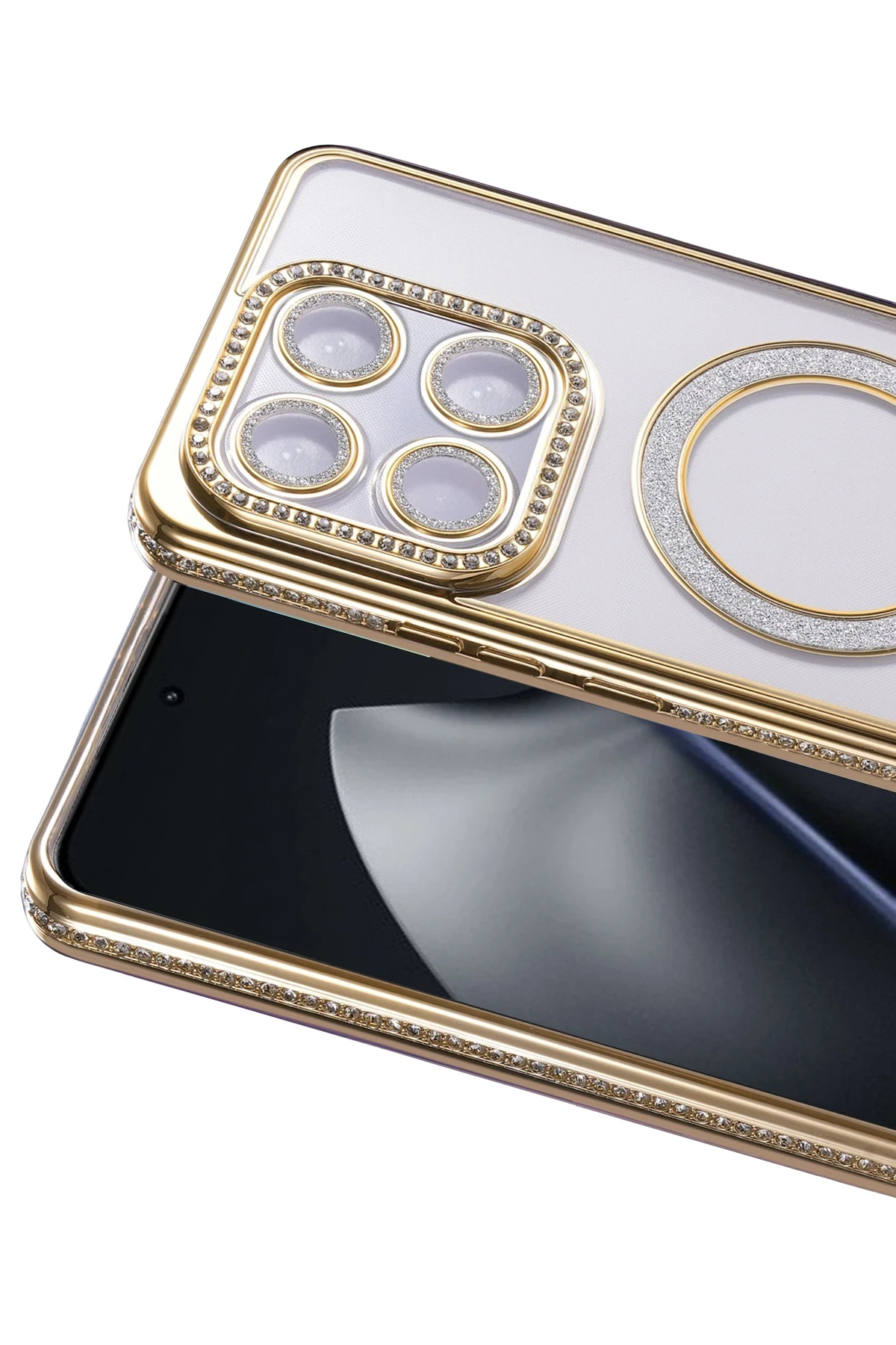 Joko Xiaomi Mi 15T Pro Joke Simli Magneticsafe Kılıf - Gold
