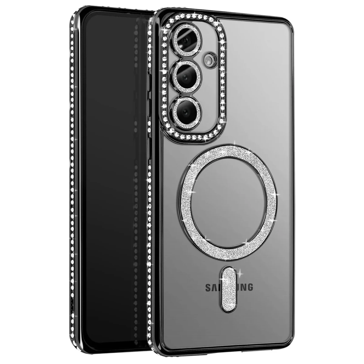 Newface Samsung Galaxy S26 Joke Simli Magneticsafe Kılıf - Siyah