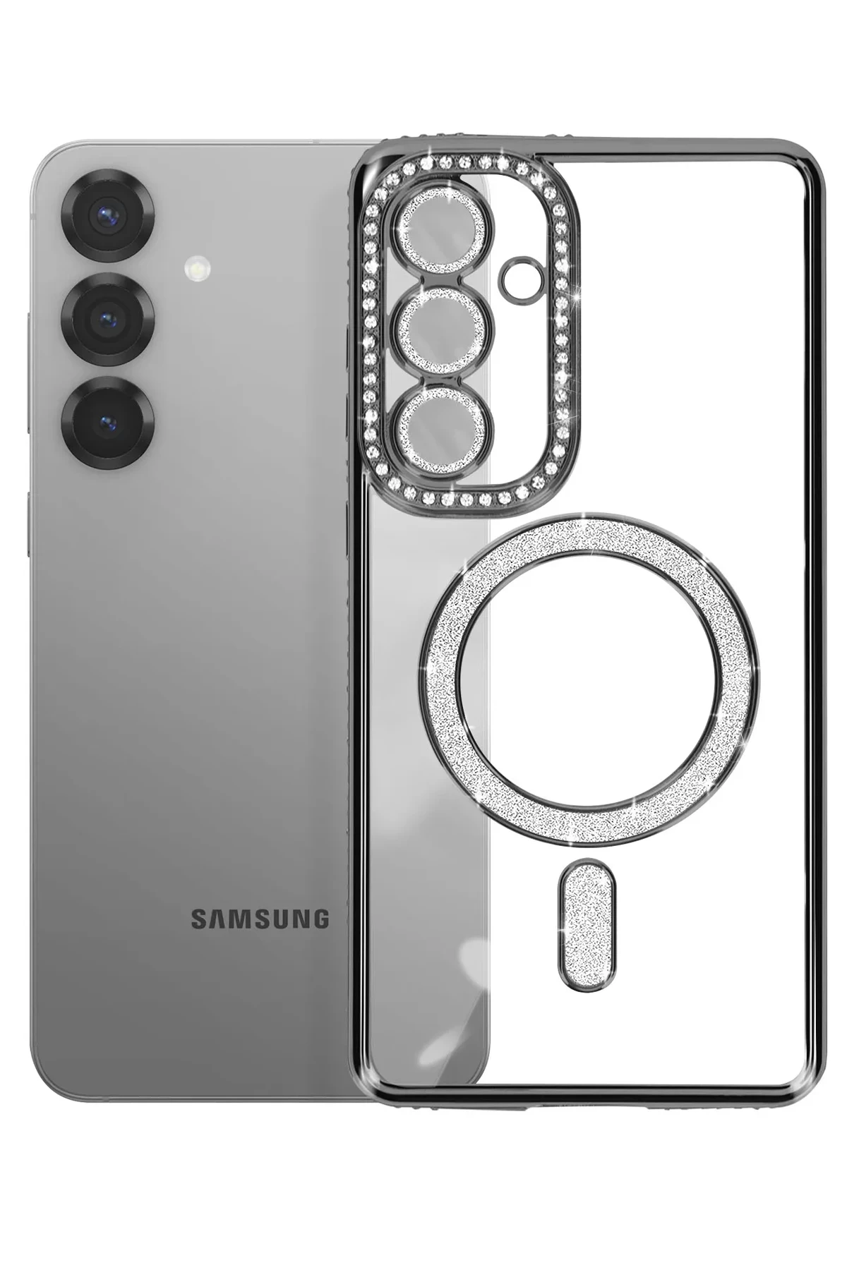 Joko Samsung Galaxy S26 Joke Simli Magneticsafe Kılıf - Siyah
