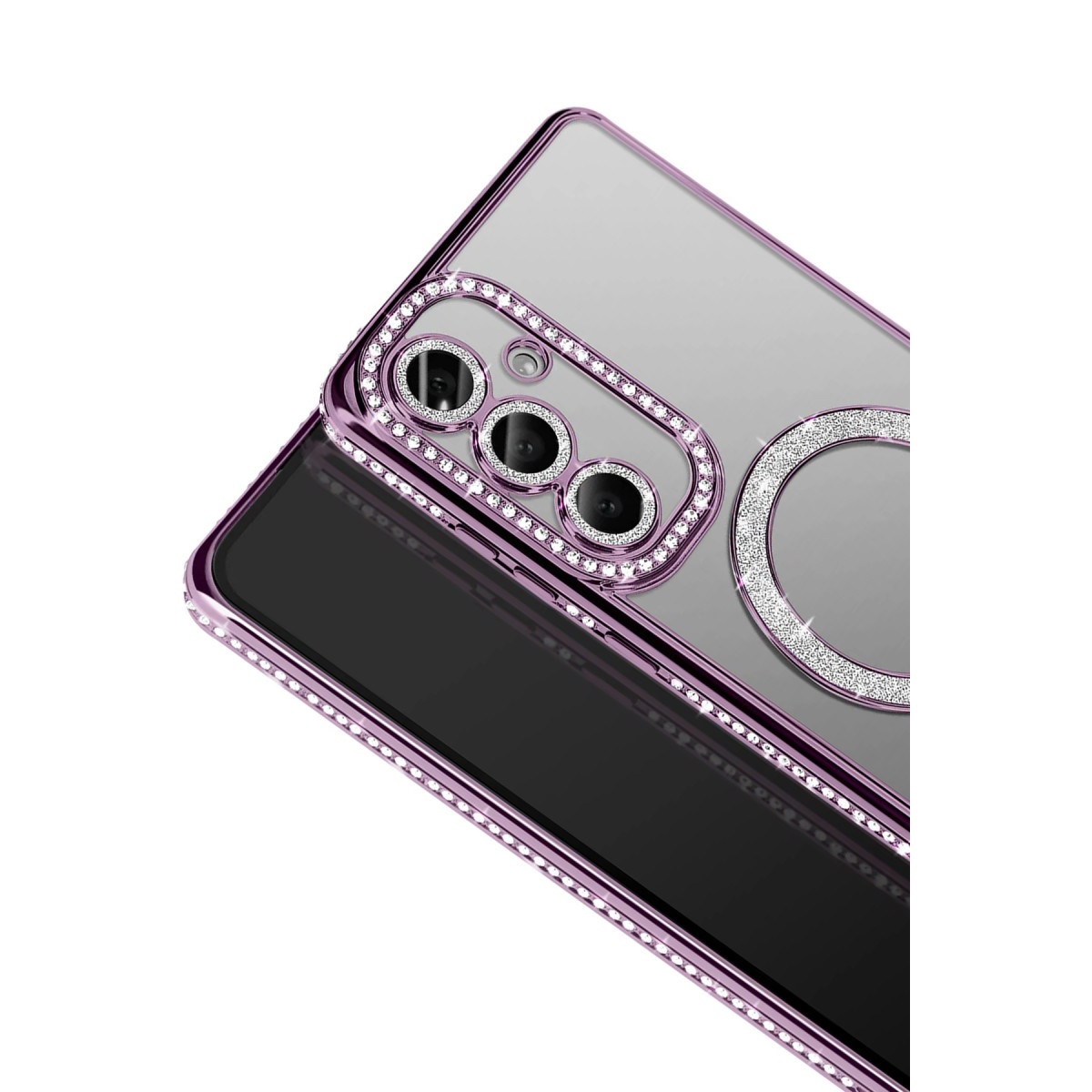 Newface Samsung Galaxy S26 Joke Simli Magneticsafe Kılıf - Derin Mor — görsel 8