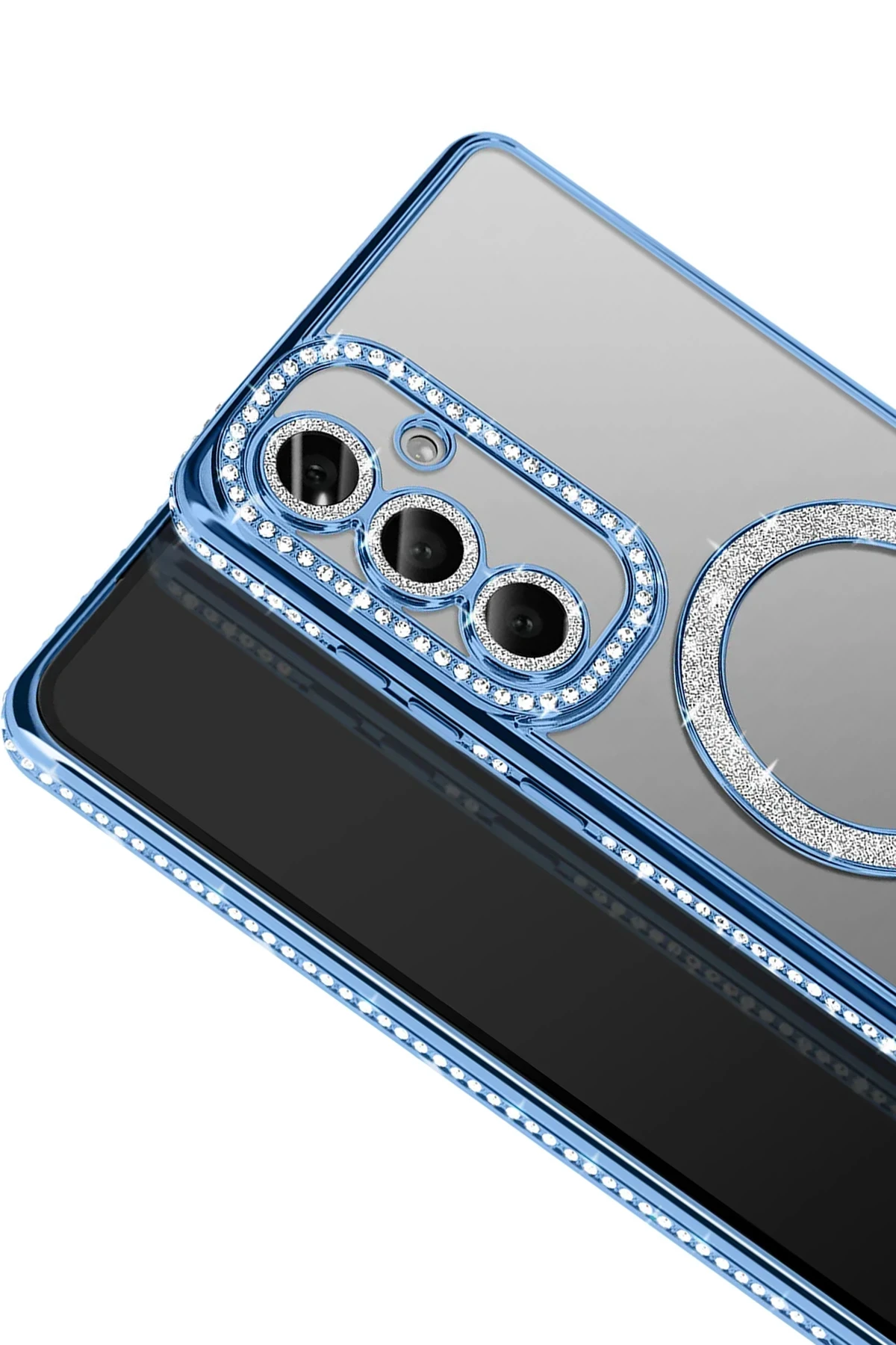 Joko Samsung Galaxy S26 Joke Simli Magneticsafe Kılıf - Mavi