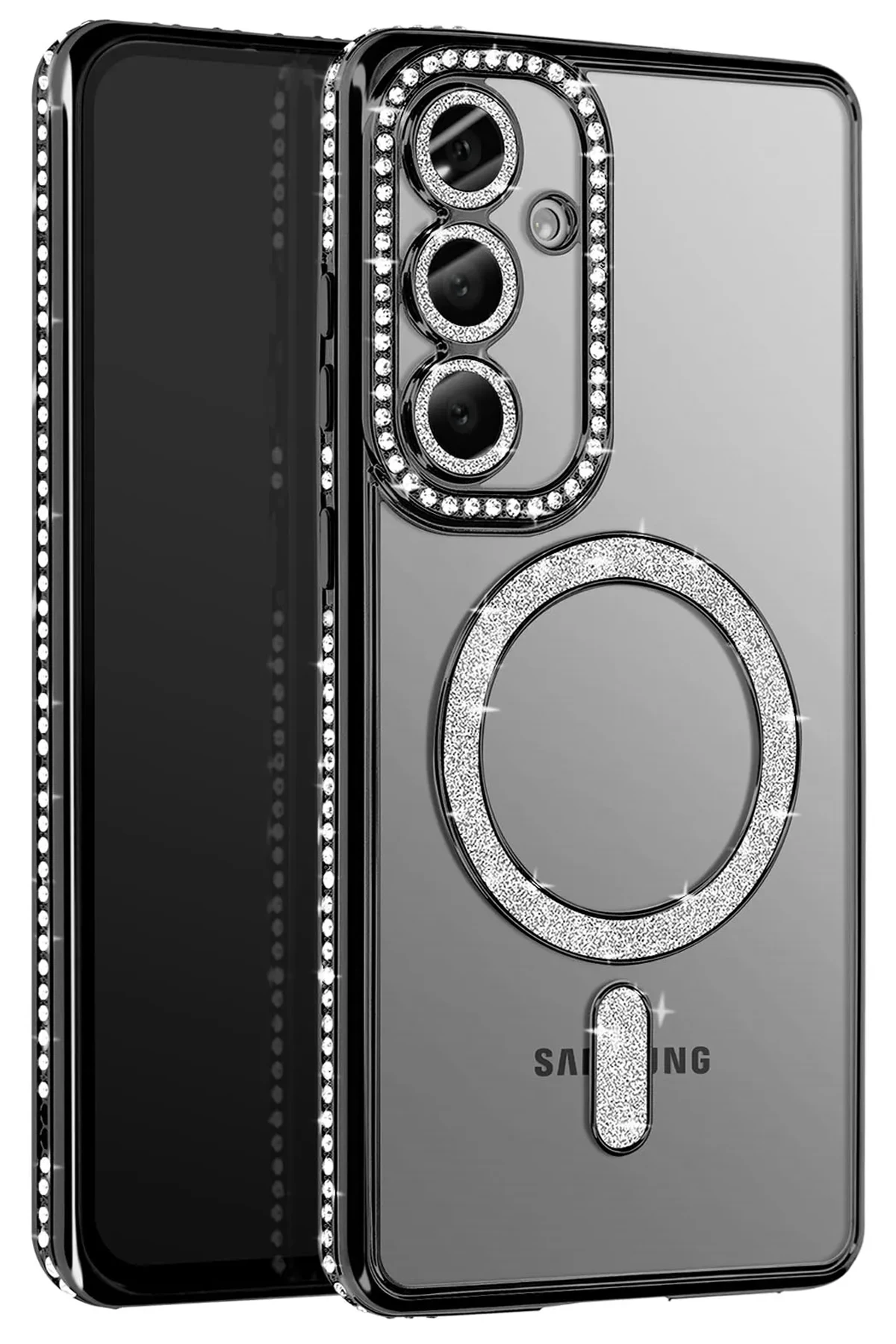 Joko Samsung Galaxy S26 Plus Joke Simli Magneticsafe Kılıf - Siyah