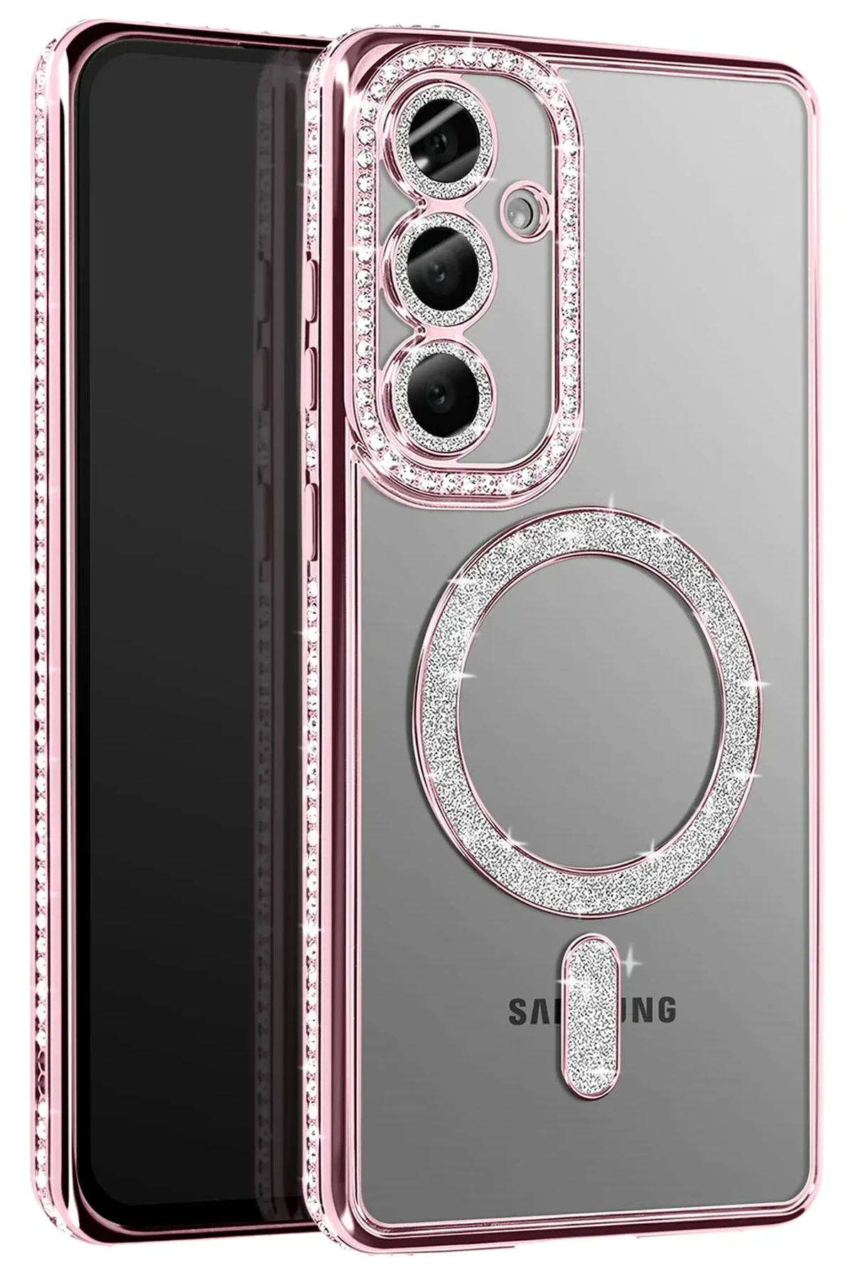 Joko Samsung Galaxy S26 Plus Joke Simli Magneticsafe Kılıf - Pembe