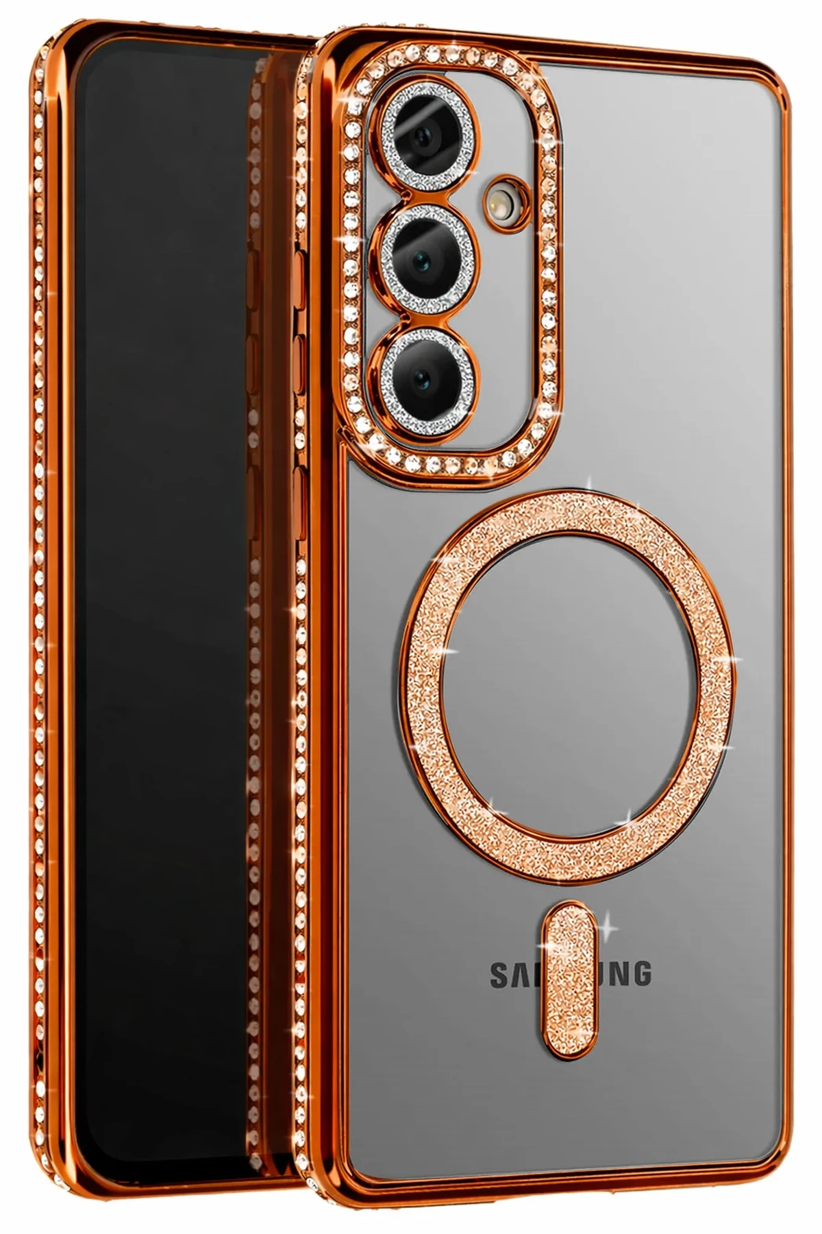 Joko Samsung Galaxy S26 Plus Joke Simli Magneticsafe Kılıf - Turuncu