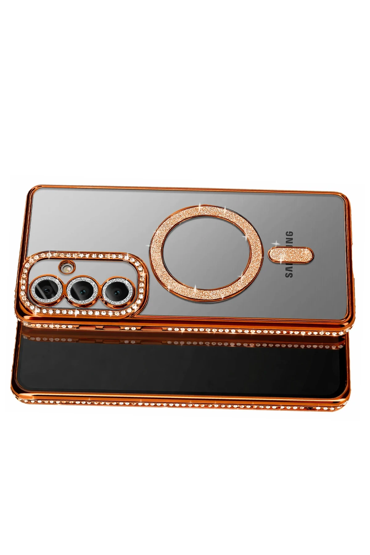 Joko Samsung Galaxy S26 Plus Joke Simli Magneticsafe Kılıf - Turuncu