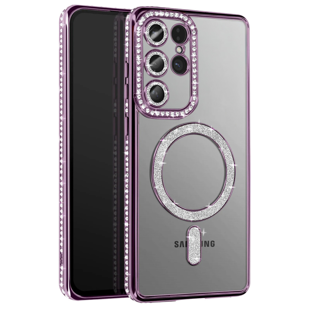 Newface Samsung Galaxy S26 Ultra Joke Simli Magneticsafe Kılıf - Derin Mor — görsel 7
