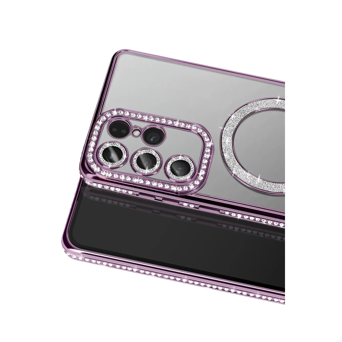 Newface Samsung Galaxy S26 Ultra Joke Simli Magneticsafe Kılıf - Derin Mor — görsel 5