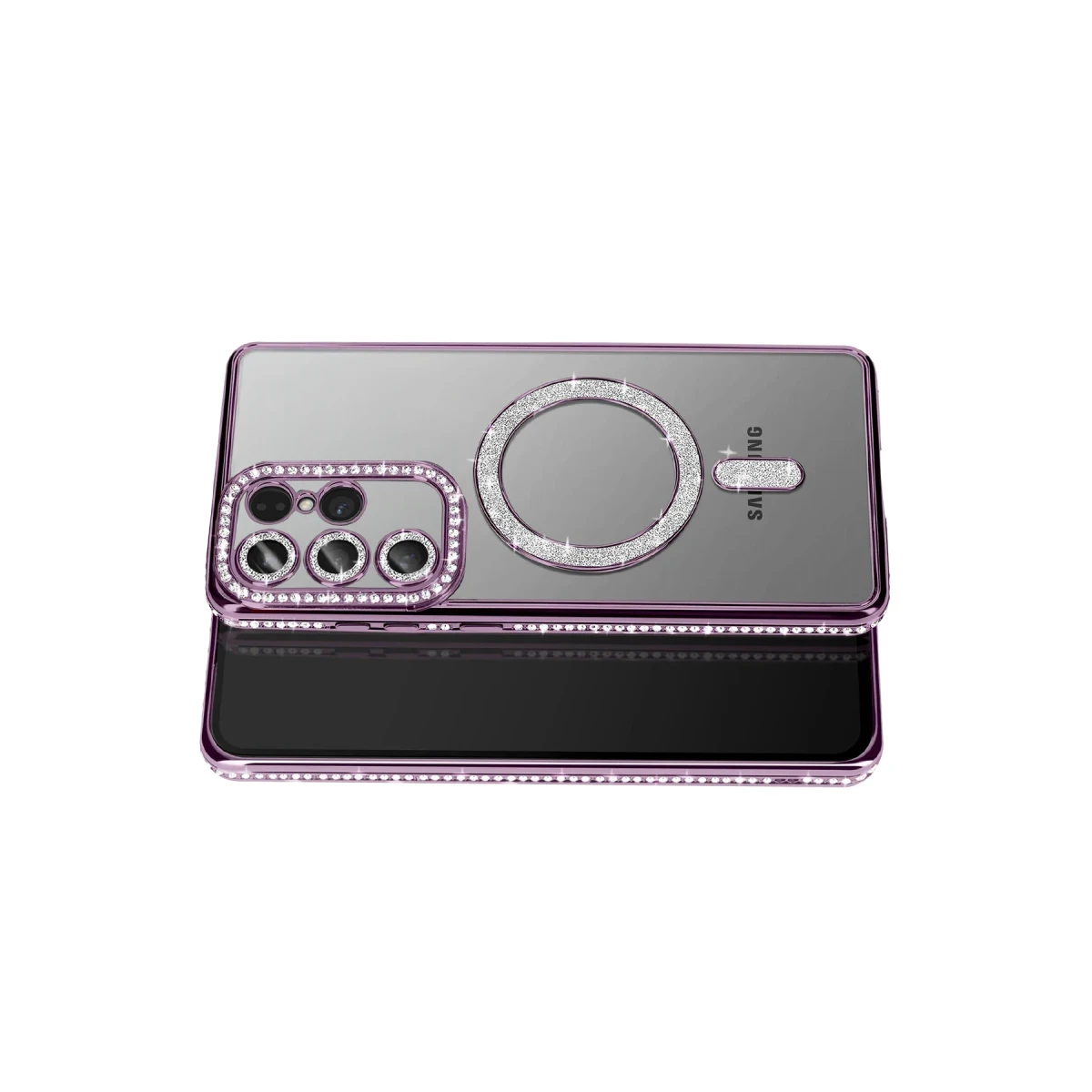 Newface Samsung Galaxy S26 Ultra Joke Simli Magneticsafe Kılıf - Derin Mor — görsel 6