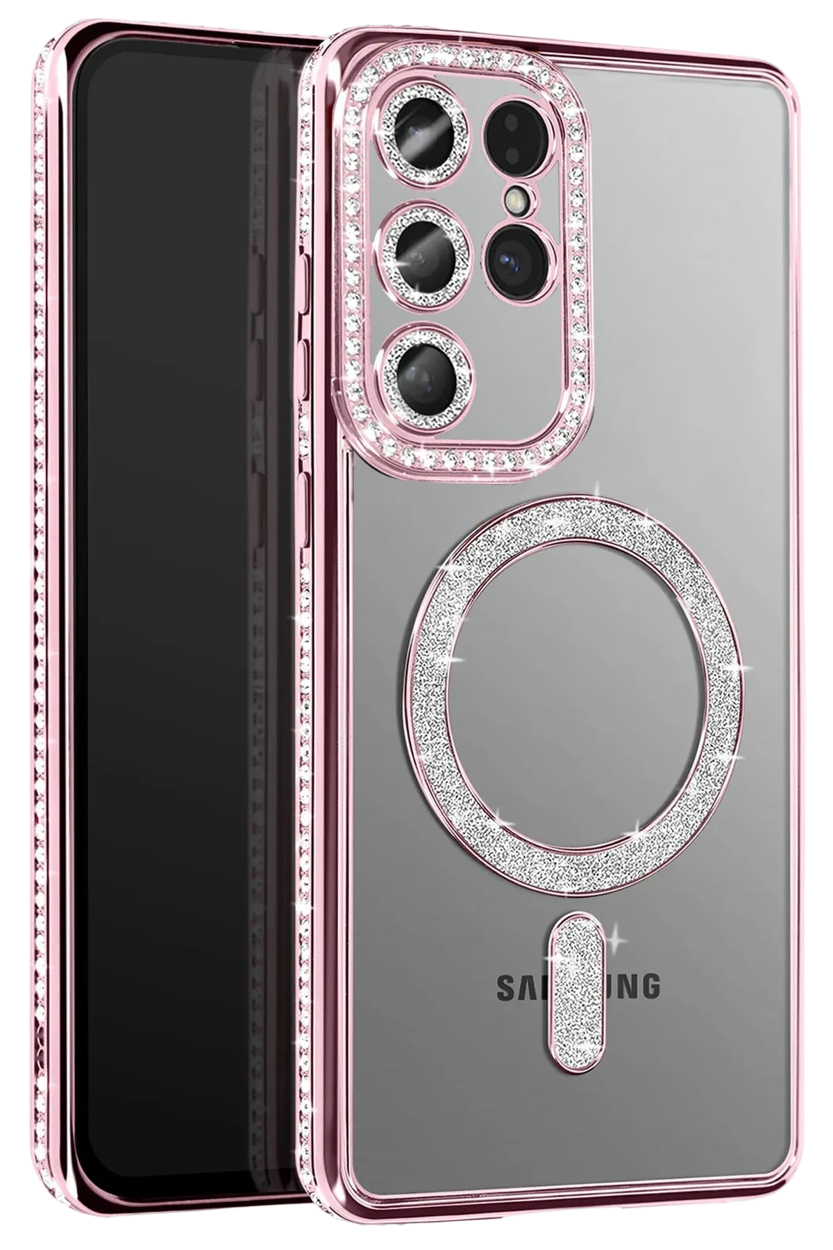 Joko Samsung Galaxy S26 Ultra Joke Simli Magneticsafe Kılıf - Pembe
