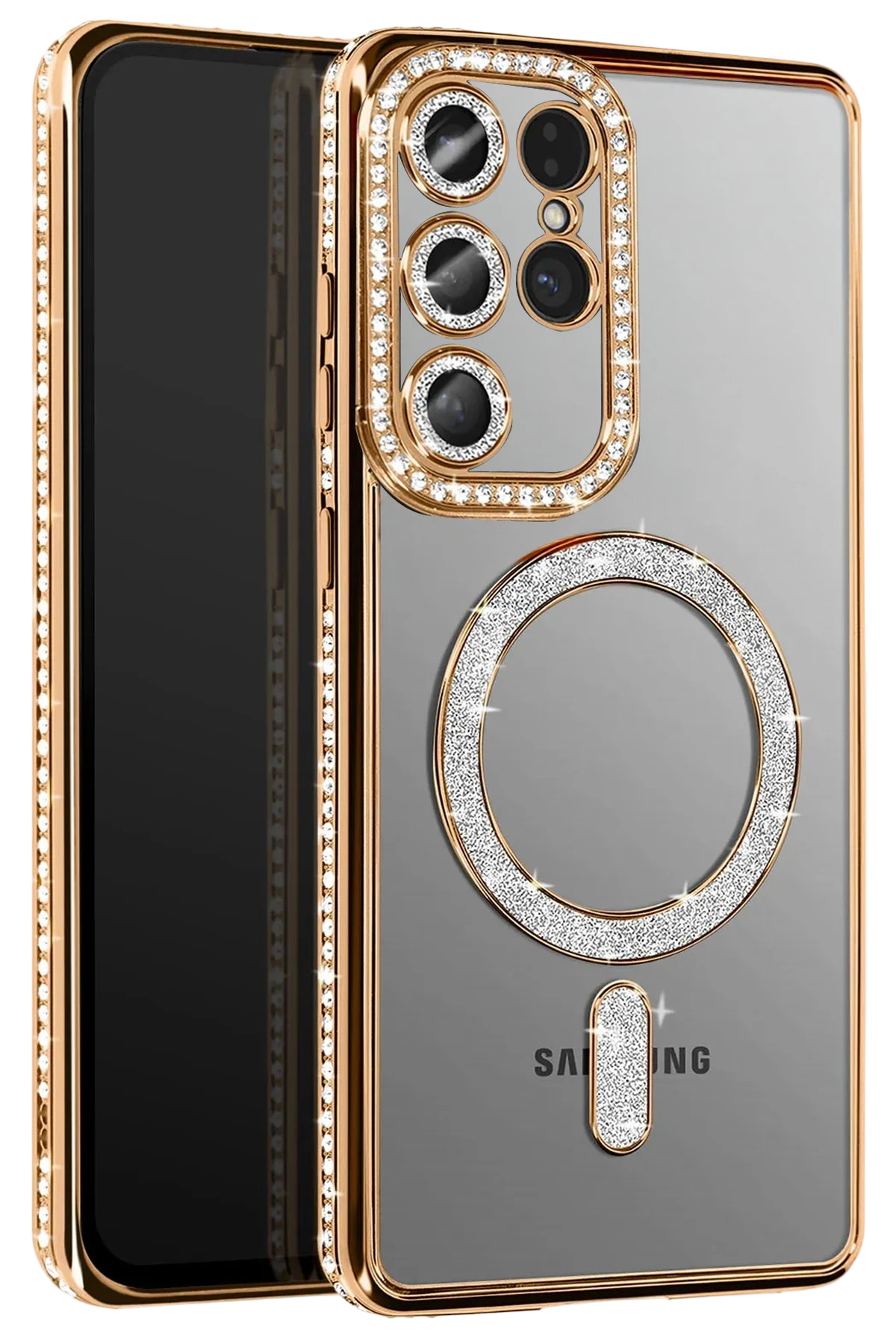 Joko Samsung Galaxy S26 Ultra Joke Simli Magneticsafe Kılıf - Gold