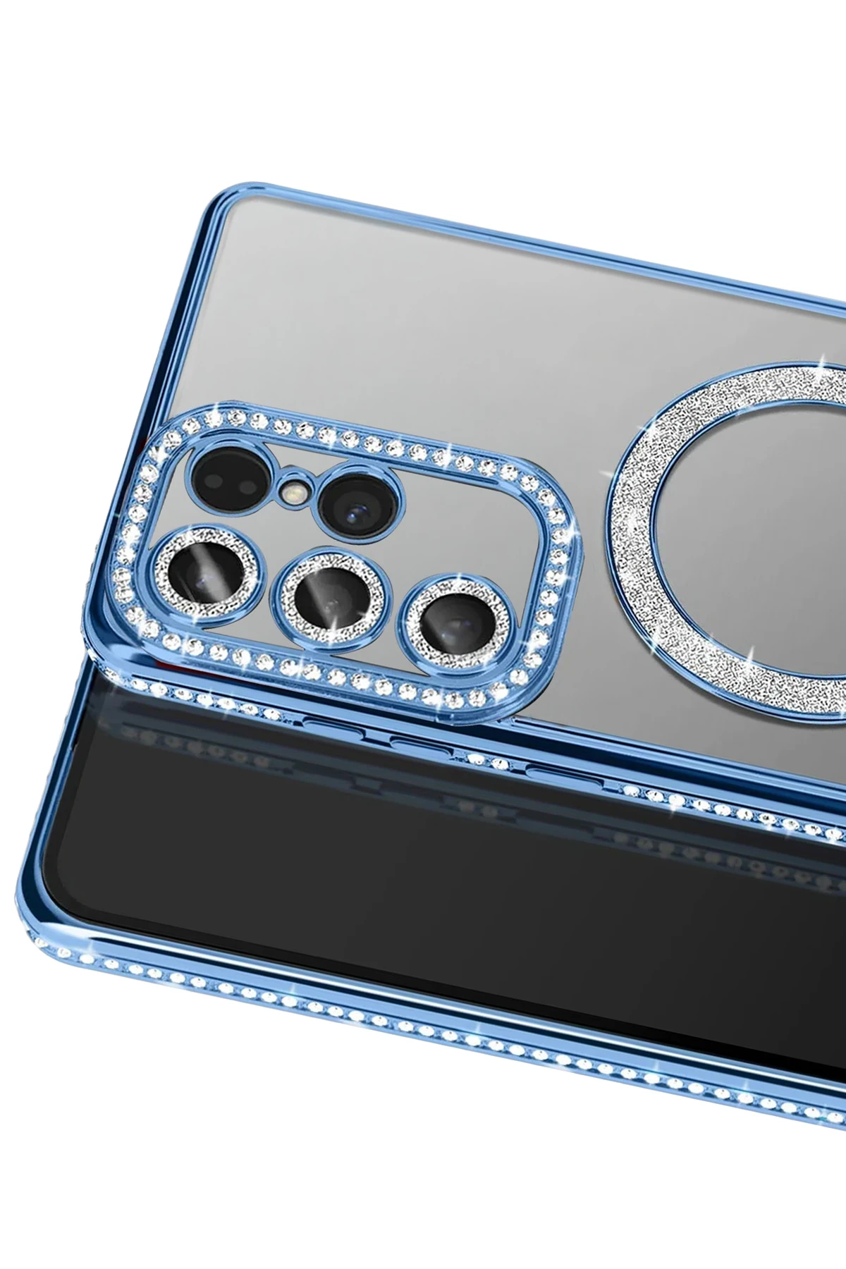 Joko Samsung Galaxy S26 Ultra Joke Simli Magneticsafe Kılıf - Mavi