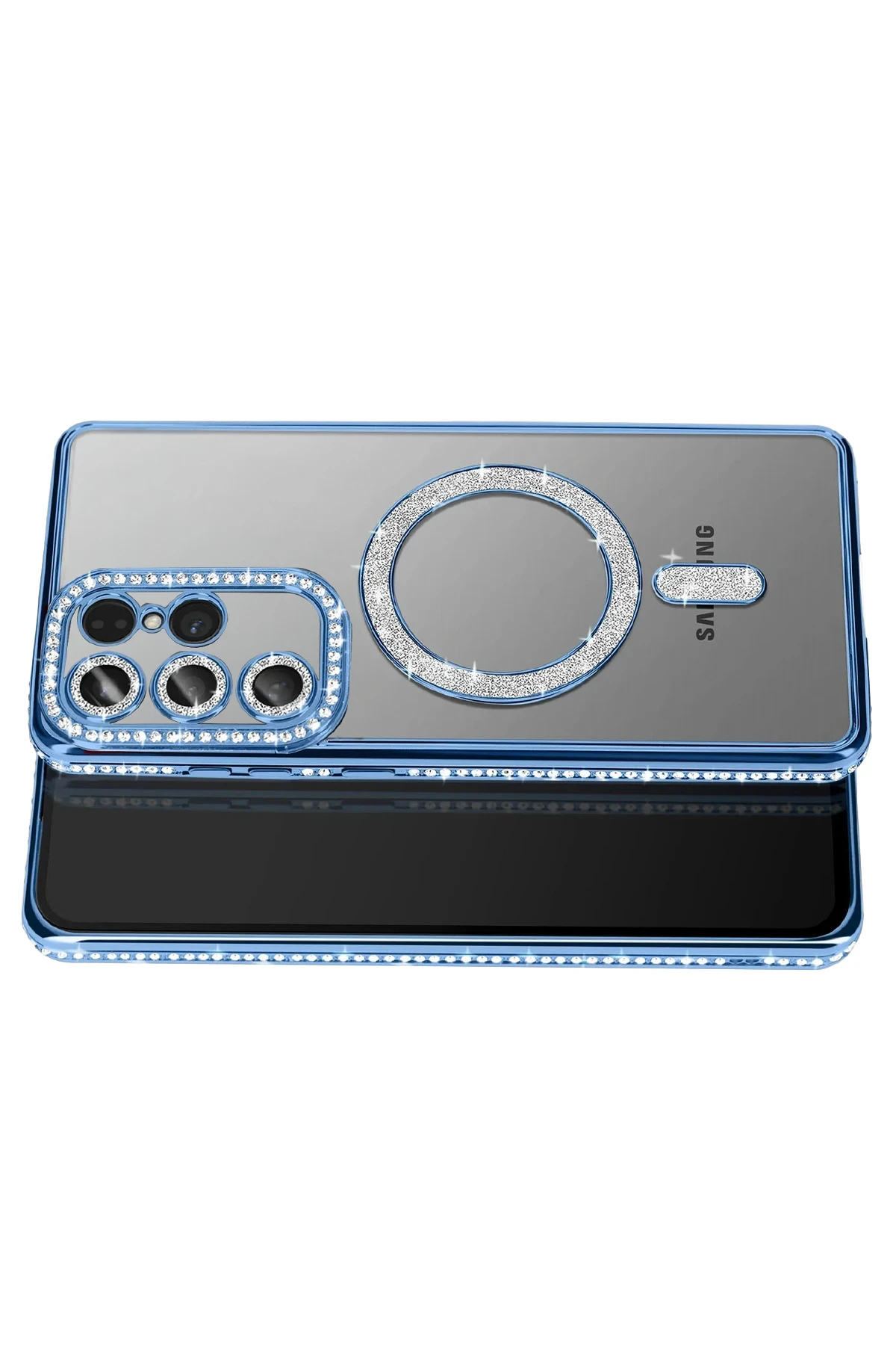 Joko Samsung Galaxy S26 Ultra Joke Simli Magneticsafe Kılıf - Mavi