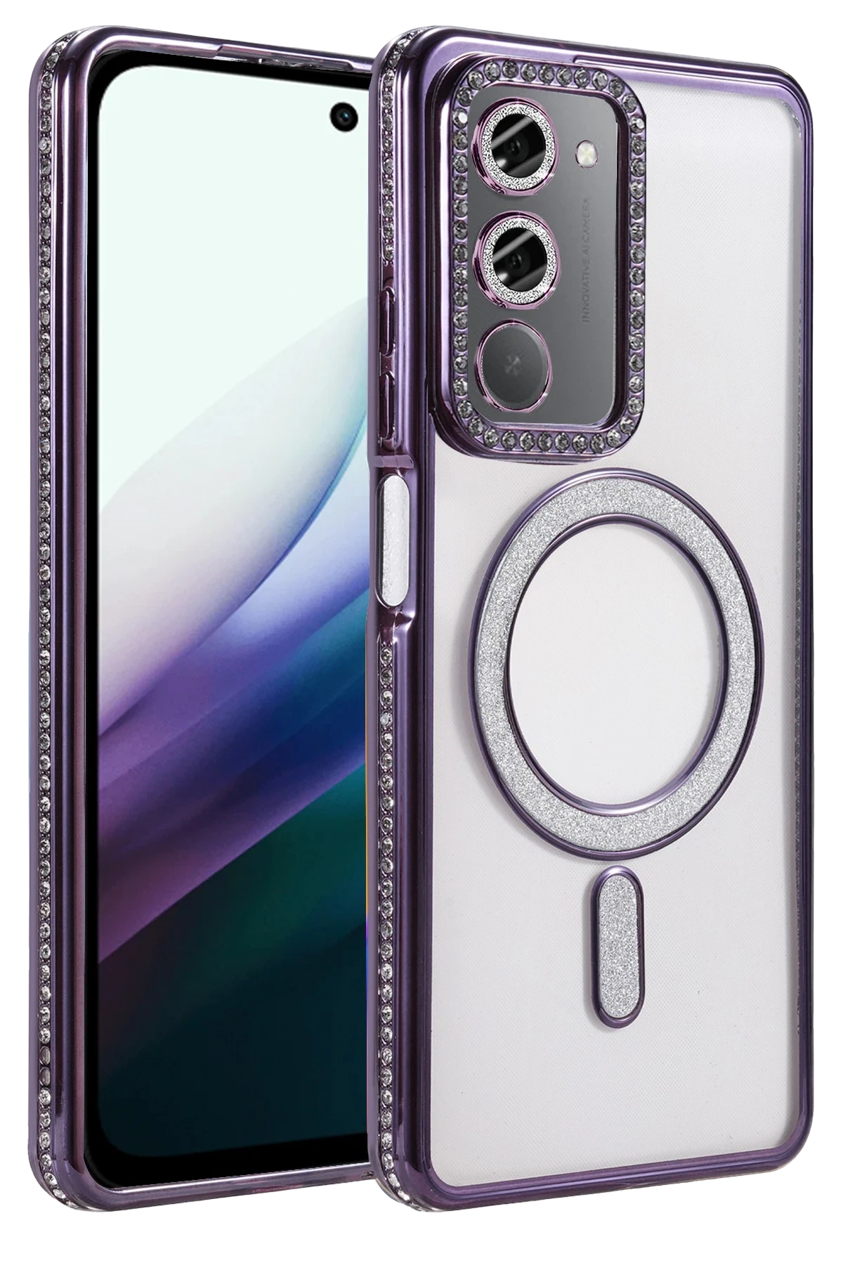 Joko Xiaomi Redmi 15 4G Joke Simli Magneticsafe Kılıf - Derin Mor