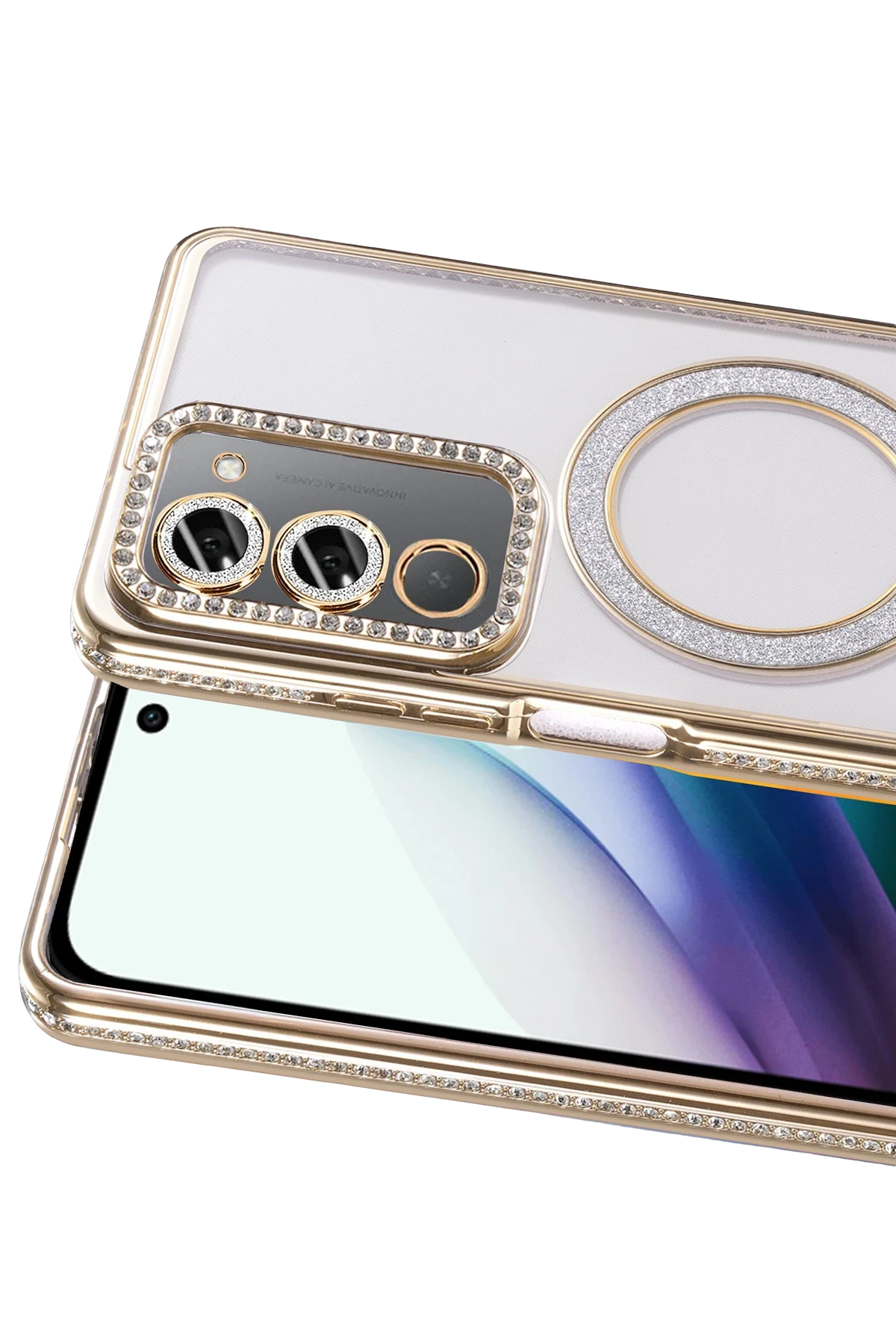 Joko Xiaomi Redmi 15 4G Joke Simli Magneticsafe Kılıf - Gold
