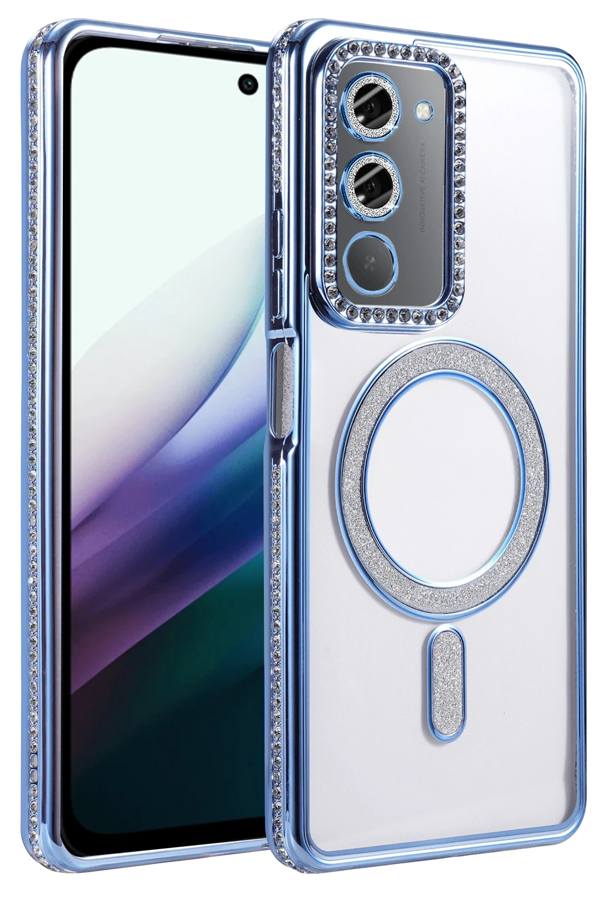 Joko Xiaomi Redmi 15 4G Joke Simli Magneticsafe Kılıf - Mavi