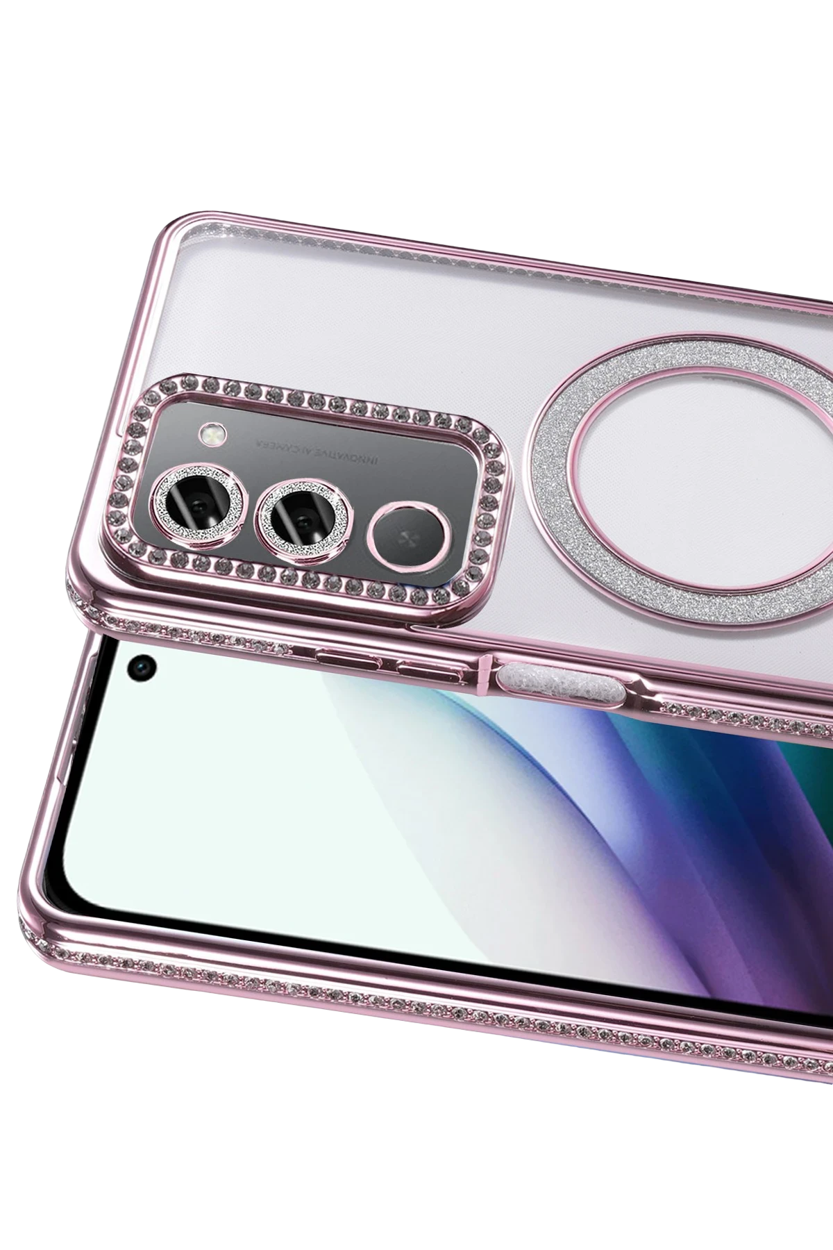 Joko Xiaomi Redmi 15 4G Joke Simli Magneticsafe Kılıf - Pembe