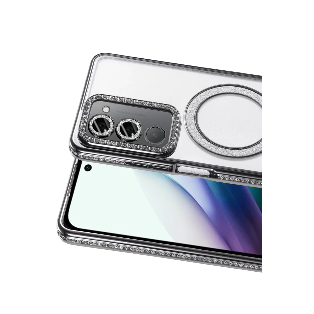 Xiaomi Redmi 15 4G Joke Simli Magneticsafe Kılıf - Siyah