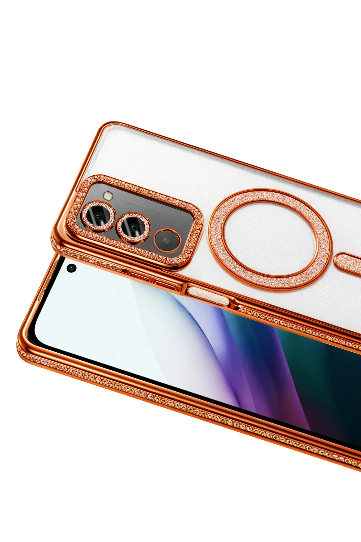 Joko Xiaomi Redmi 15 4G Joke Simli Magneticsafe Kılıf - Turuncu