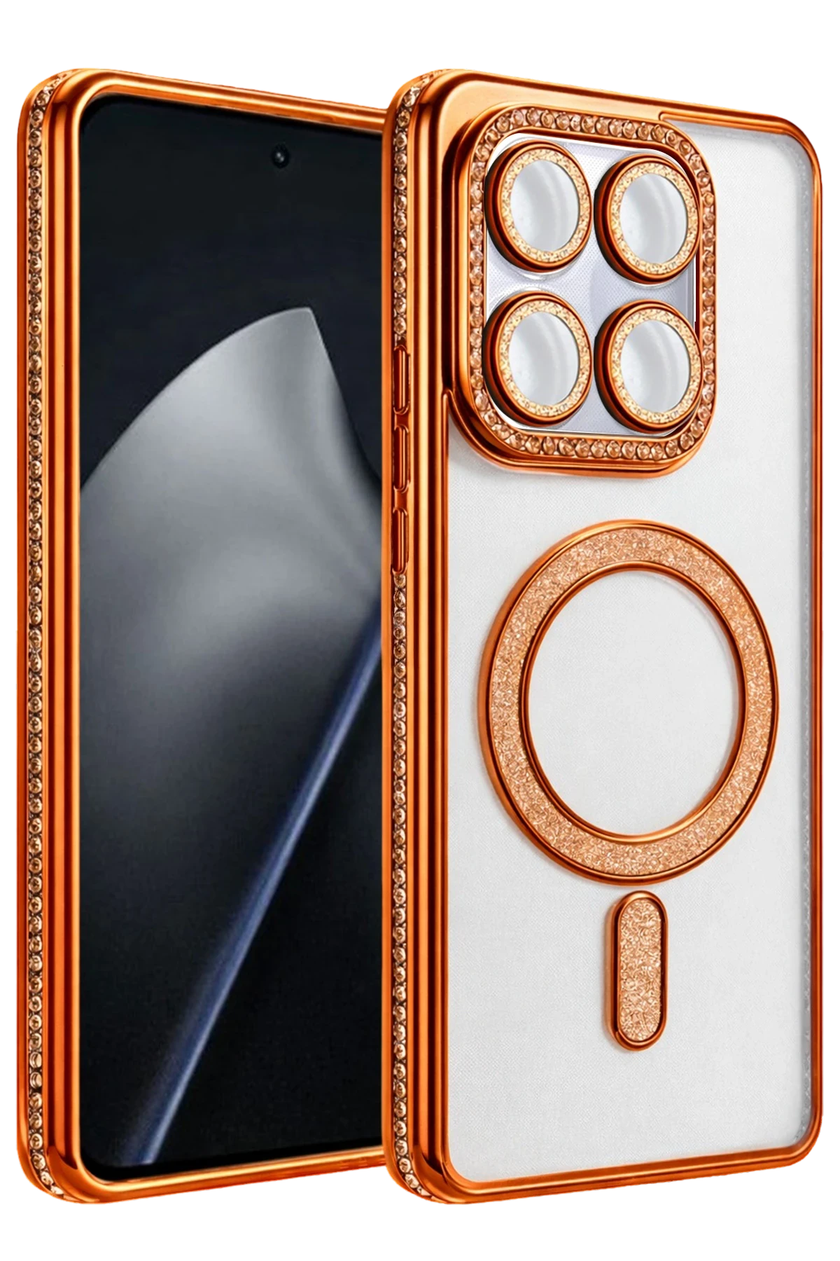 Joko Xiaomi Mi 15T Pro Joke Simli Magneticsafe Kılıf - Turuncu