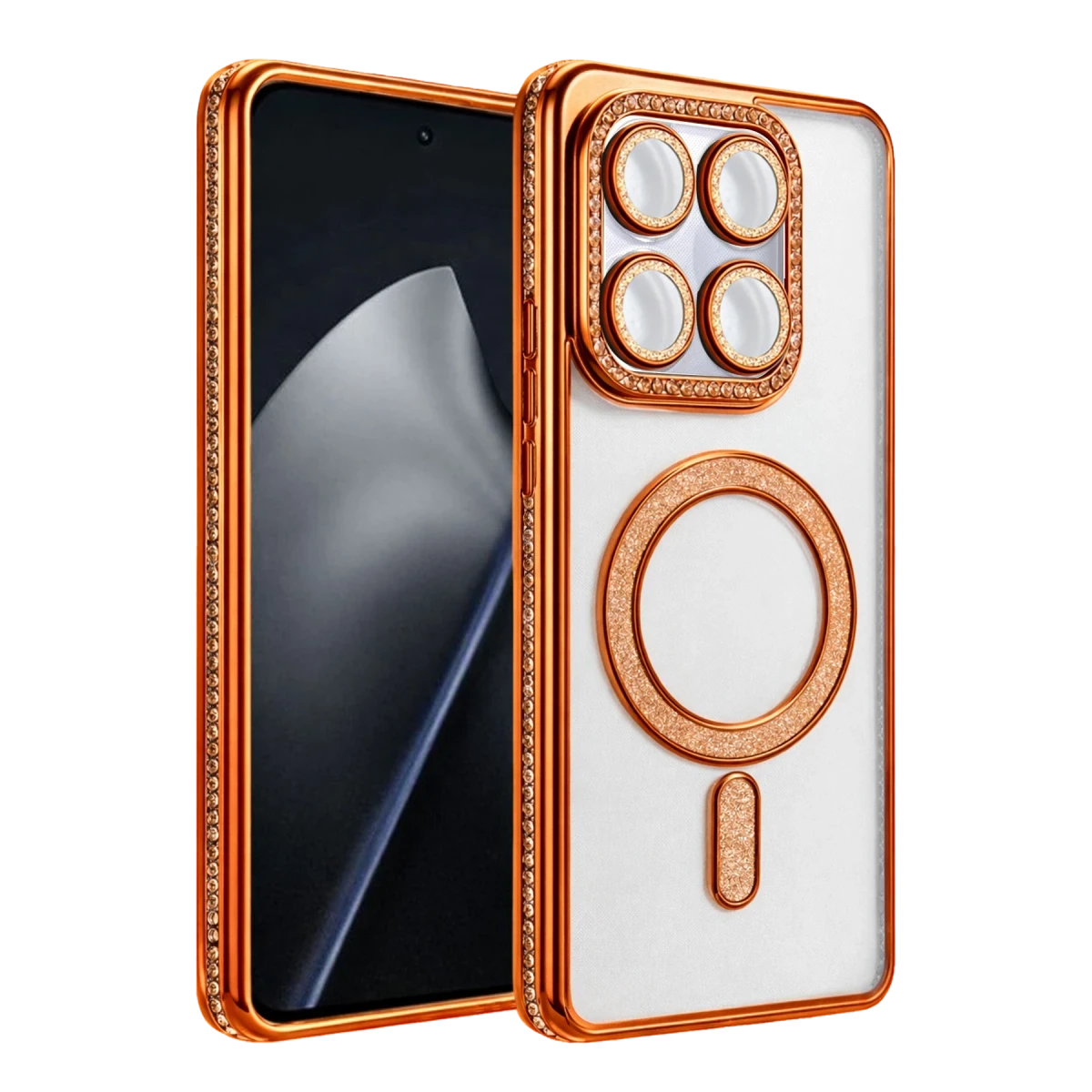 Newface Xiaomi Mi 15T Pro Joke Simli Magneticsafe Kılıf - Turuncu