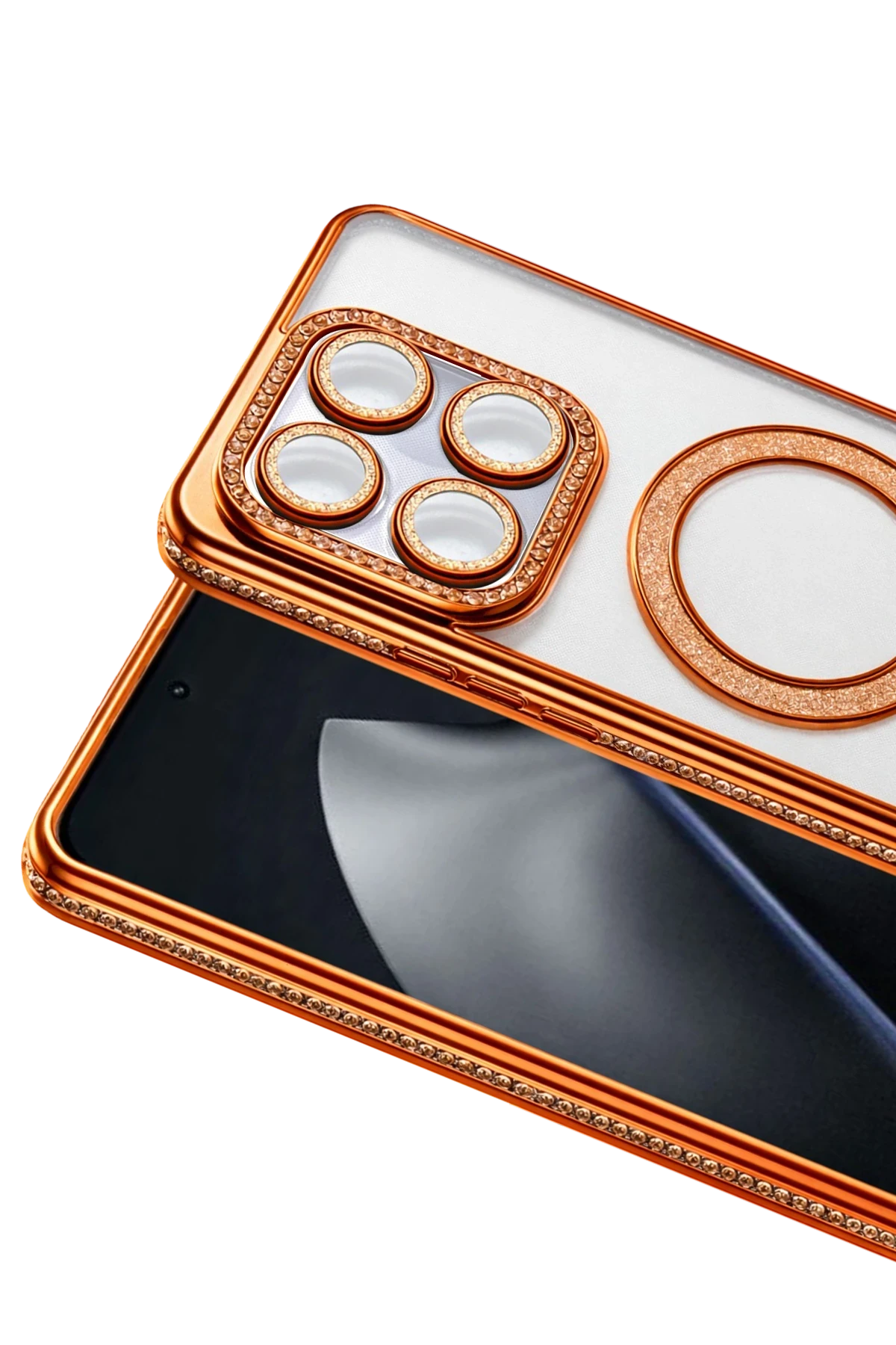 Joko Xiaomi Mi 15T Pro Joke Simli Magneticsafe Kılıf - Turuncu