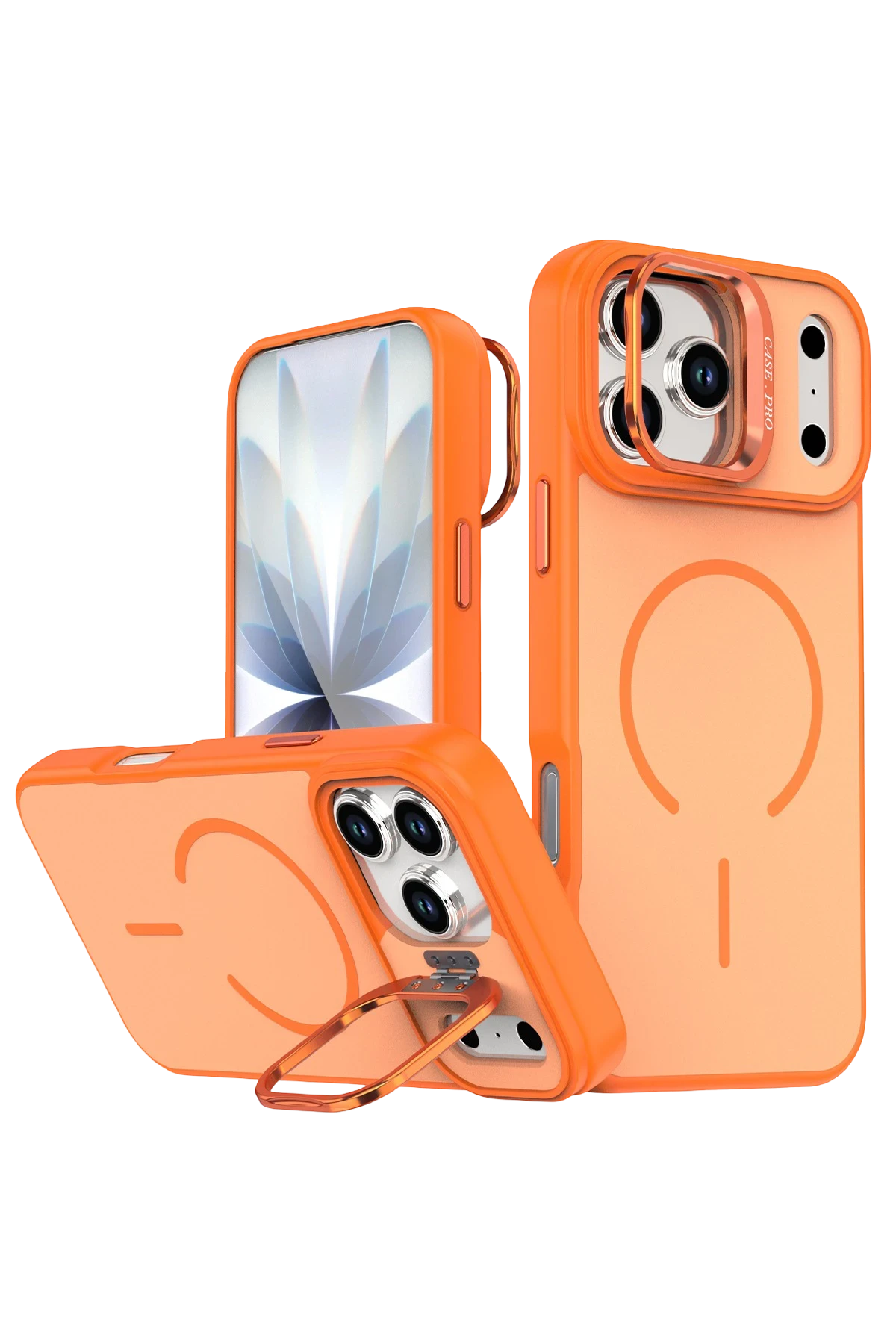Joko Apple iPhone 17 Pro Max Flexa Magsafe Kapak - Turuncu