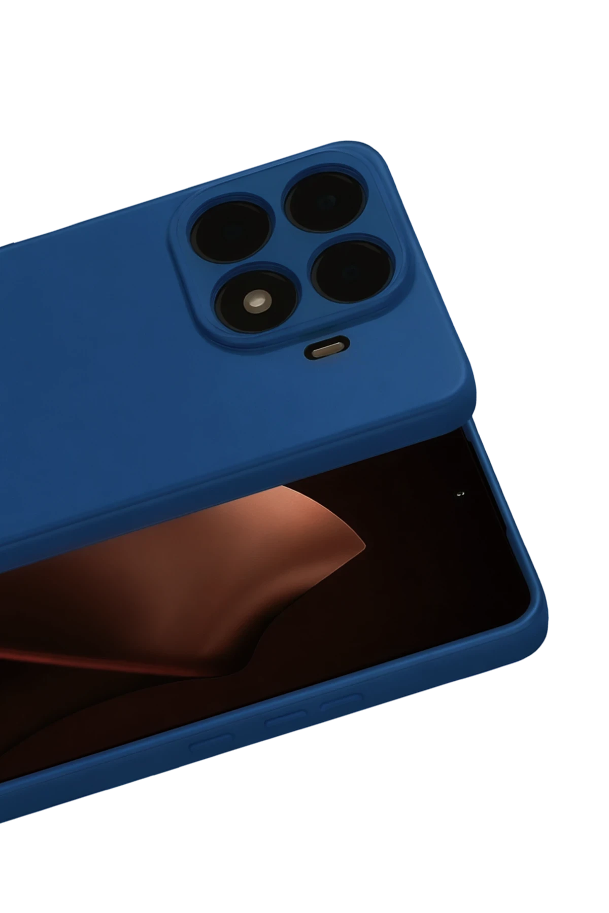 Newface Xiaomi Mi 15T Pro Nano içi Kadife Silikon - Lacivert