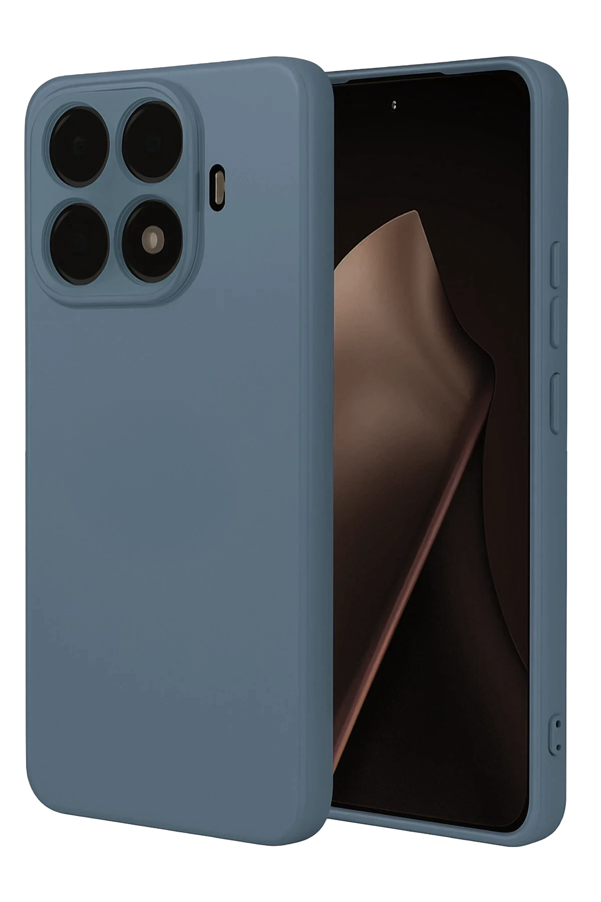Newface Xiaomi Mi 15T Pro Nano içi Kadife Silikon - Gri