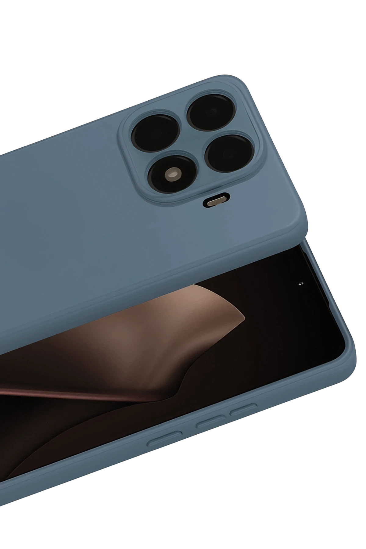 Newface Xiaomi Mi 15T Pro Nano içi Kadife Silikon - Gri