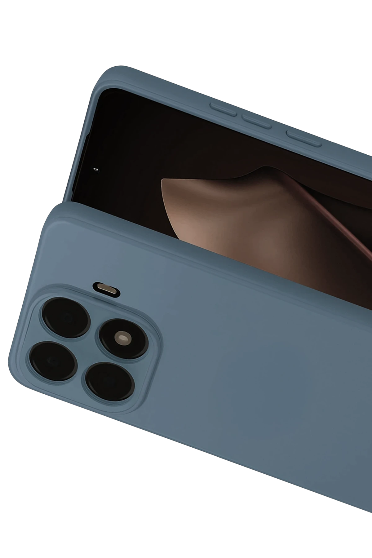 Newface Xiaomi Mi 15T Pro Nano içi Kadife Silikon - Gri