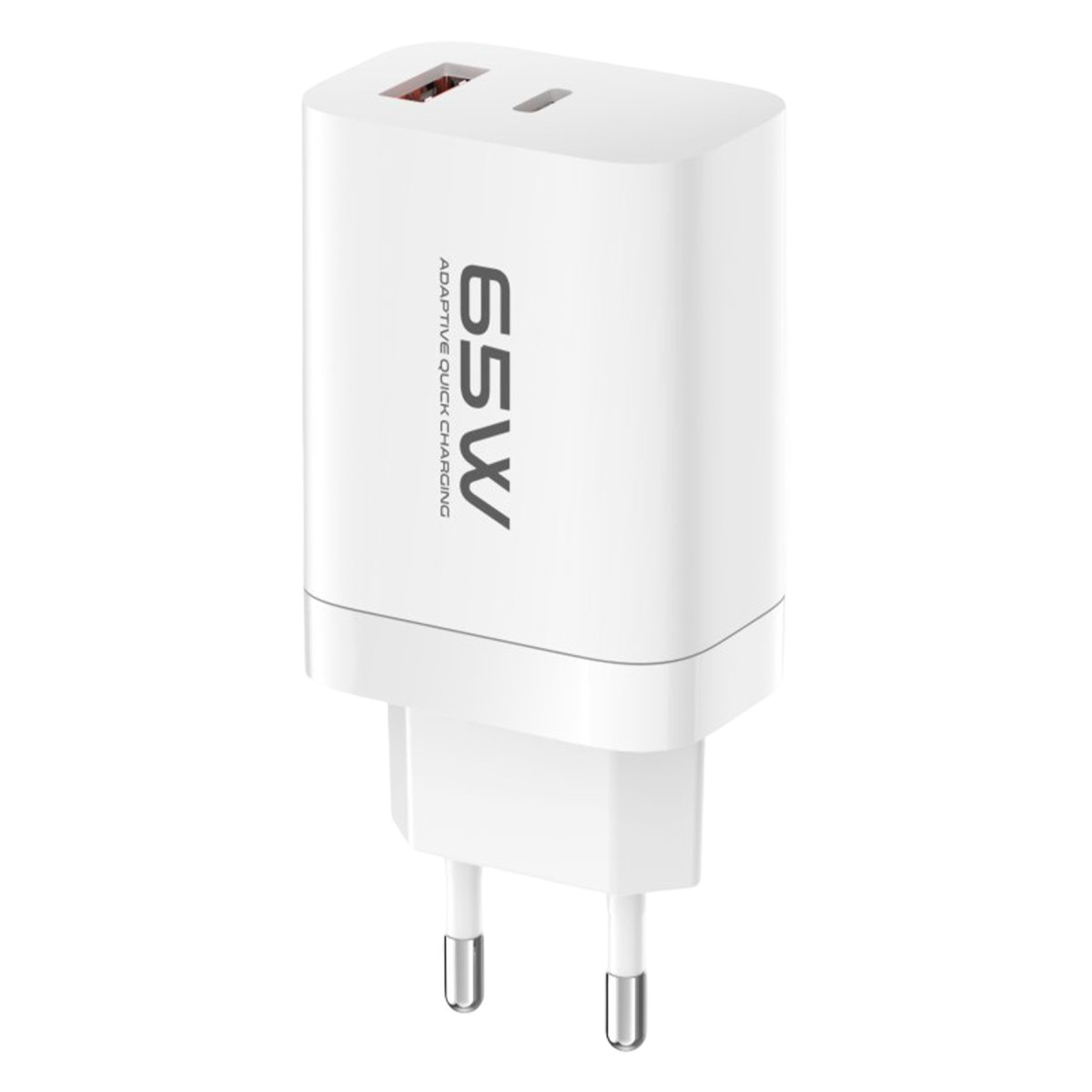 Konfulon C99Q 65W PD Destekli Type-C ve USB Çift Çıkışlı Hızlı Şarj Adaptörü - Beyaz — görsel 9