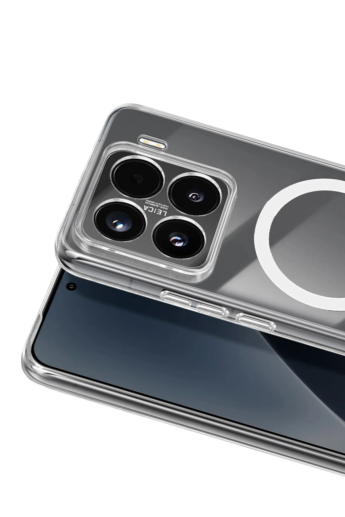 Newface Xiaomi Mi 15 Combo Sert Şeffaf Magsafe Kapak - Şeffaf — görsel 2